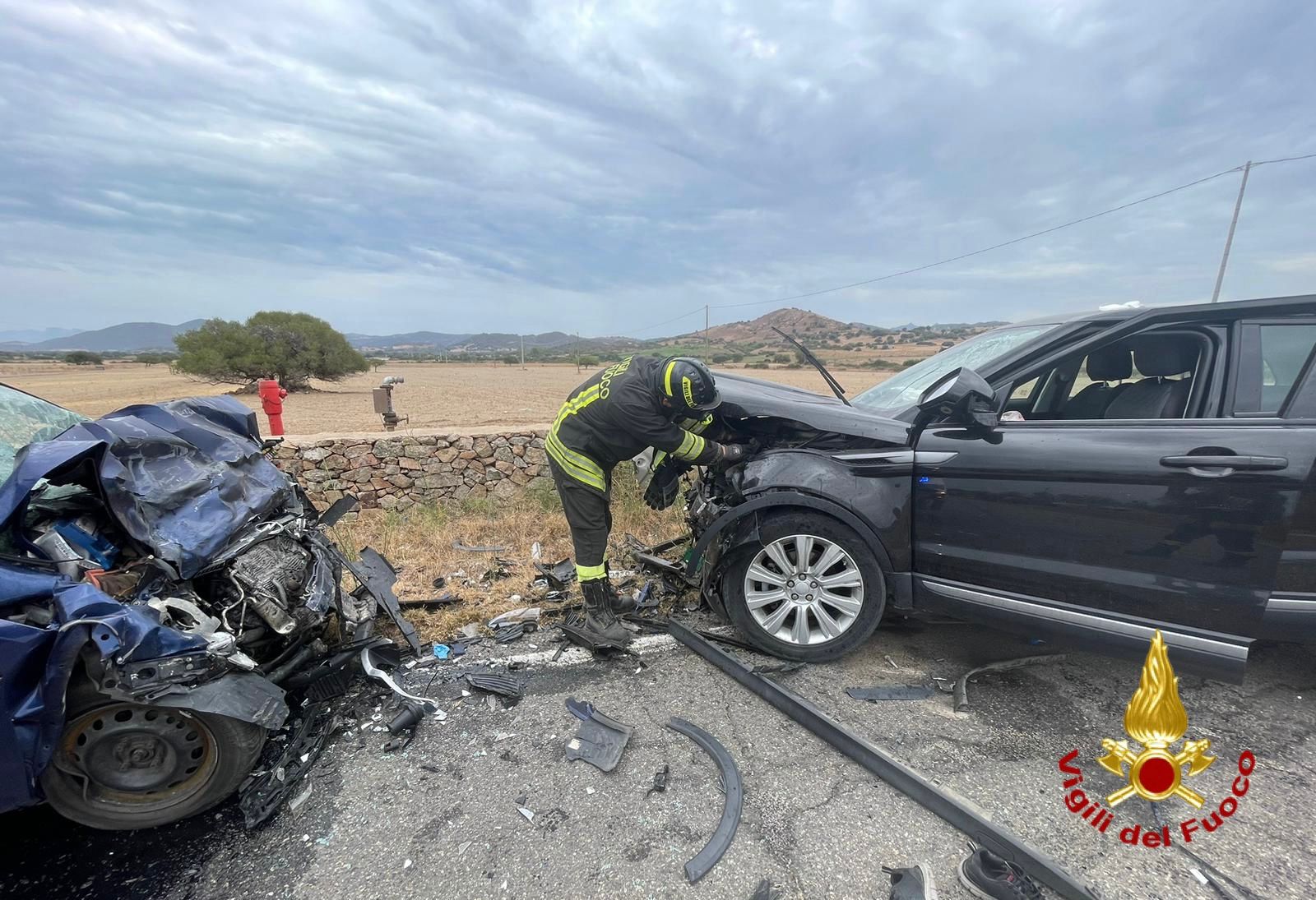 Mortale sulla SP 24 Olbia-Loiri: un morto e un ferito grave 