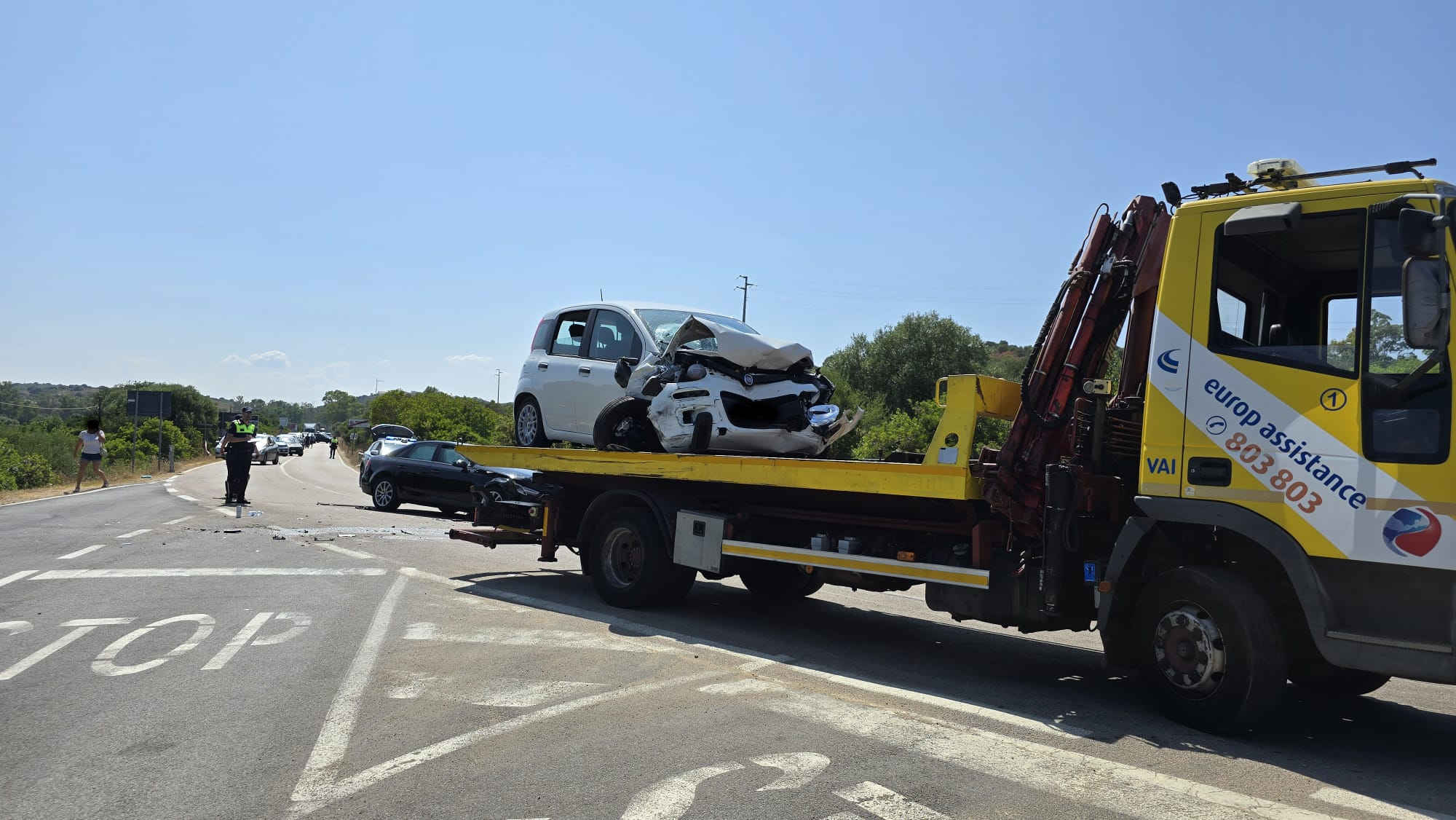 Olbia, incidente a Pittulongu: 3 auto coinvolte