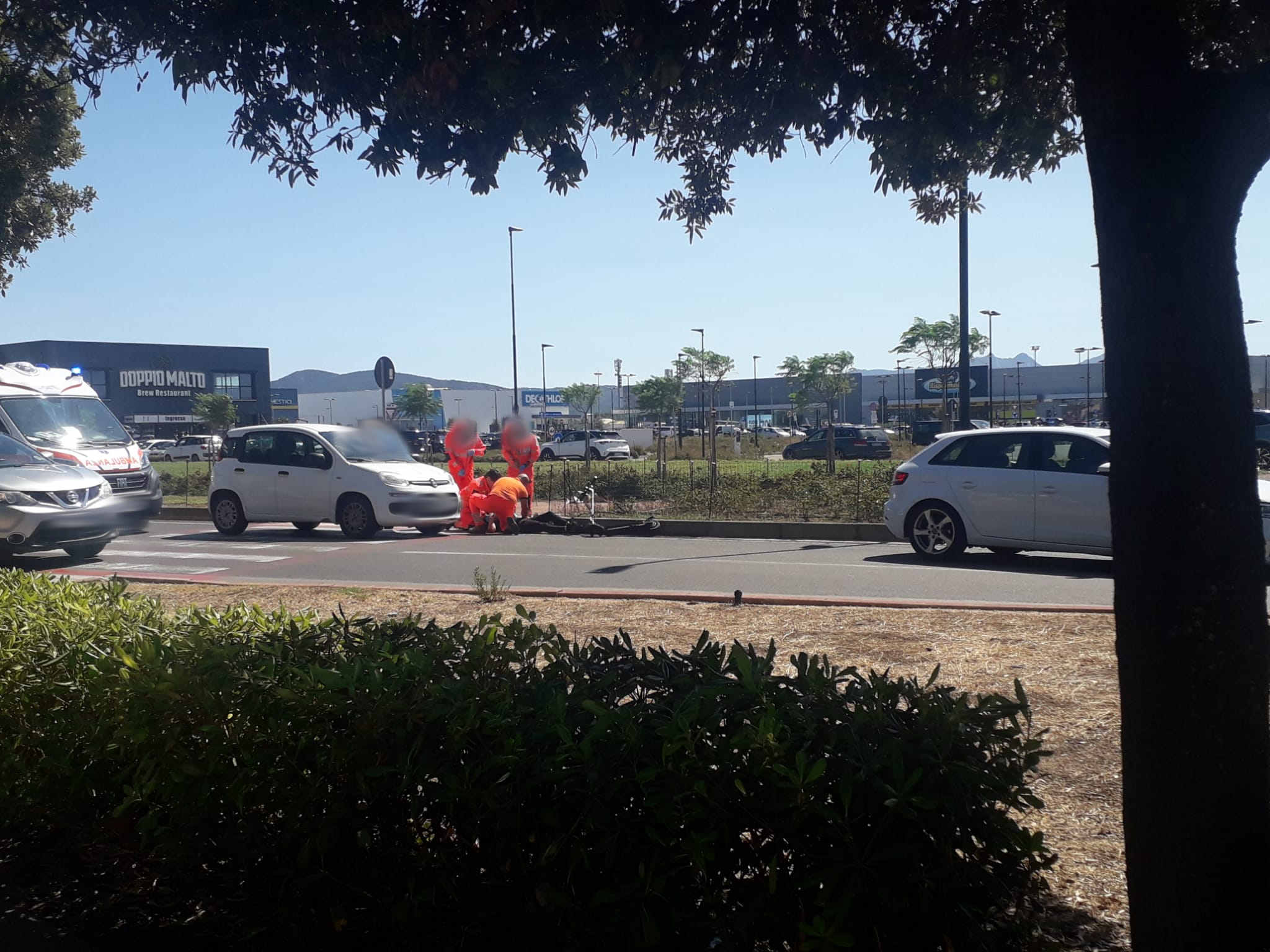 Olbia, incidente sulla SS 125: una persona in pronto soccorso