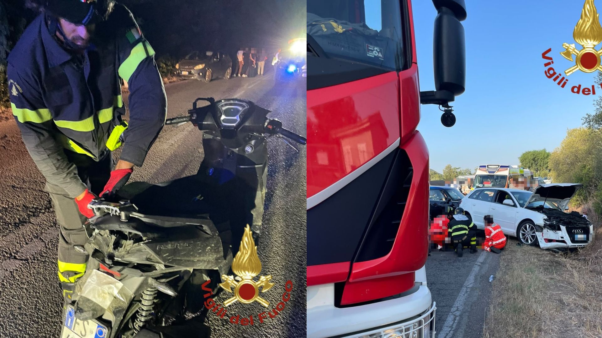 Arzachena, due incidenti tra notte e mattina: sei persone coinvolte, quattro finiscono in ospedale