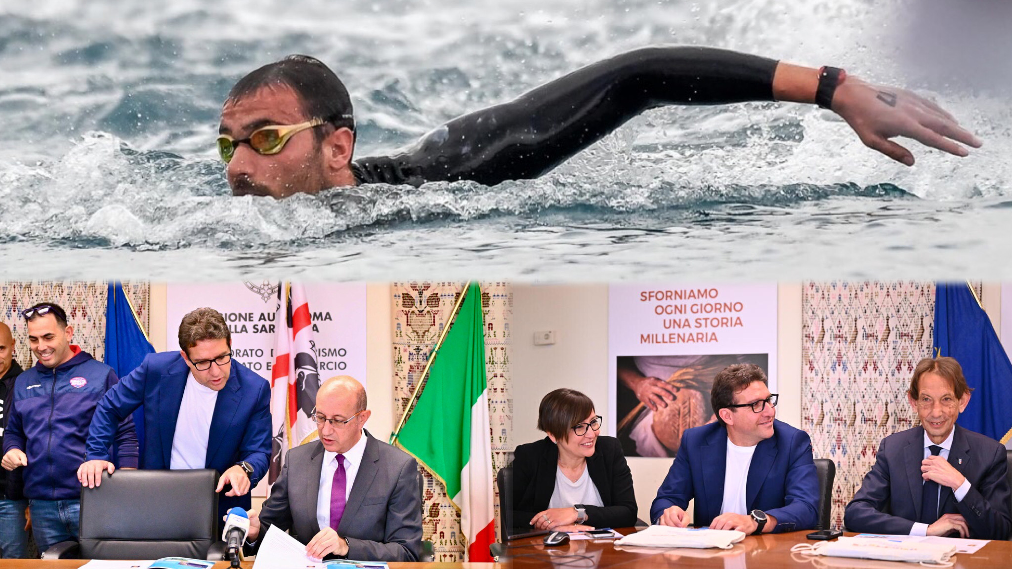 Presentati ufficialmente i mondiali nuoto: la seconda tappa a Golfo Aranci