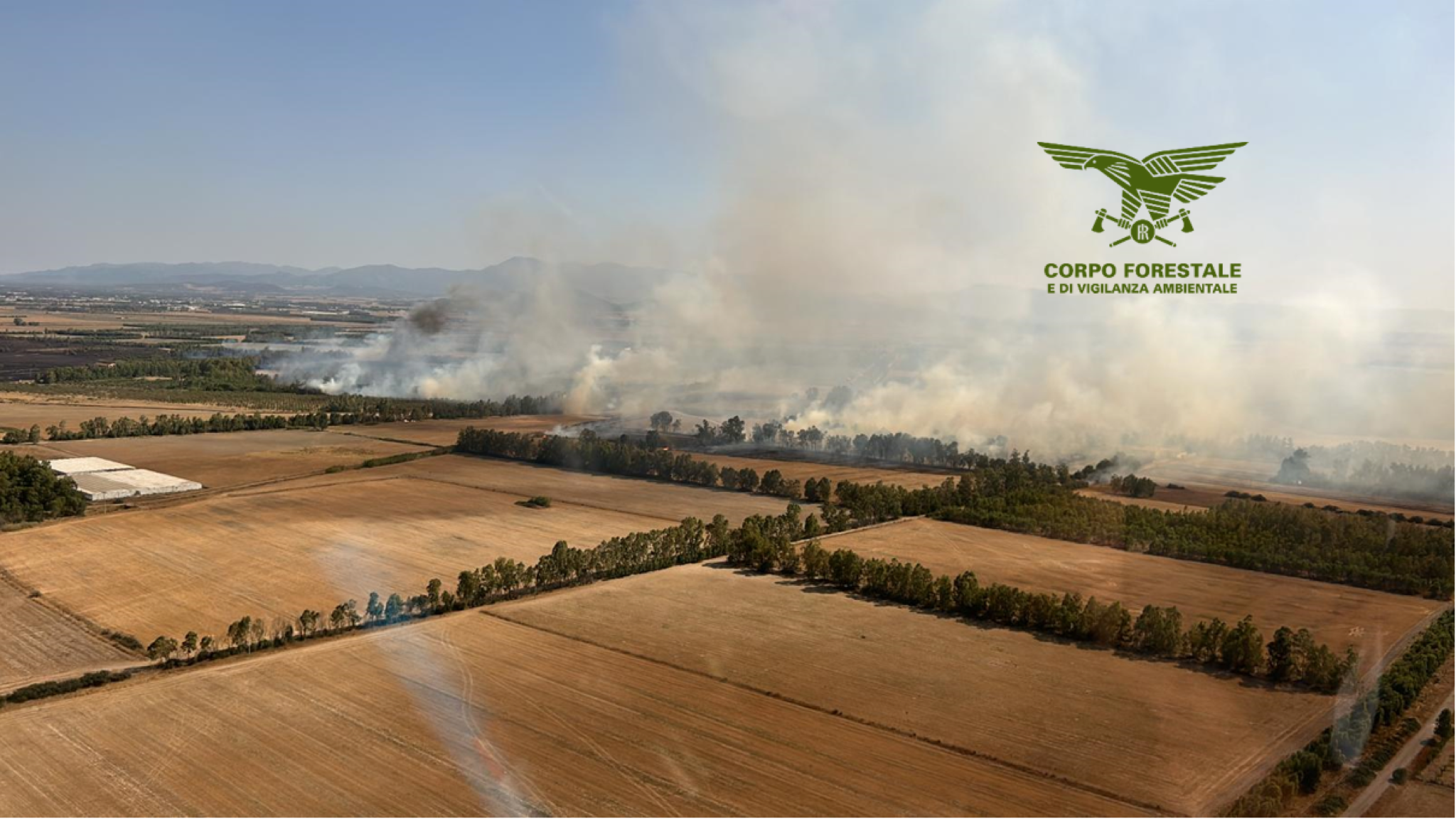Altra giornata di fuochi nell’Isola: 15 incendi in una giornata