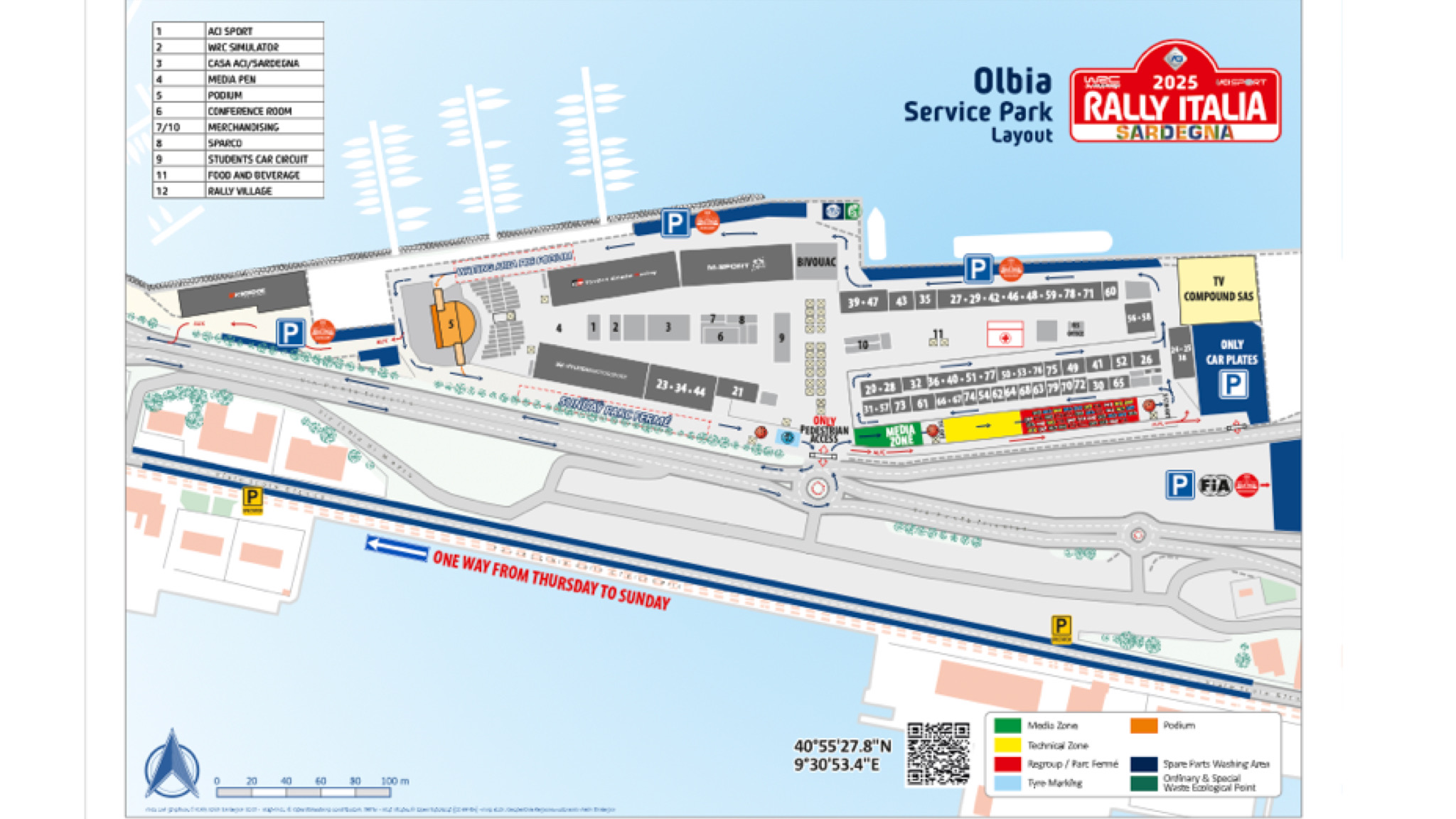 Olbia, si scaldano i motori per il Rally: orari e location degli eventi in programma