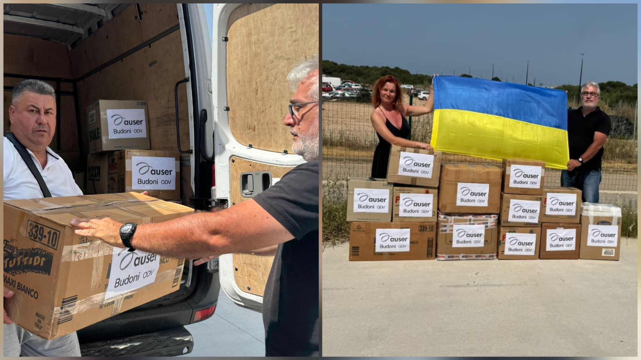 Budoni, la solidarietà dell’Auser passa attraverso il ponte per l’Ucraina