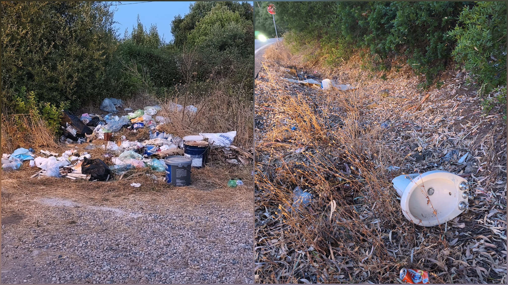 Da Olbia a Porto Rotondo, strade ostaggio di rifiuti abbandonati