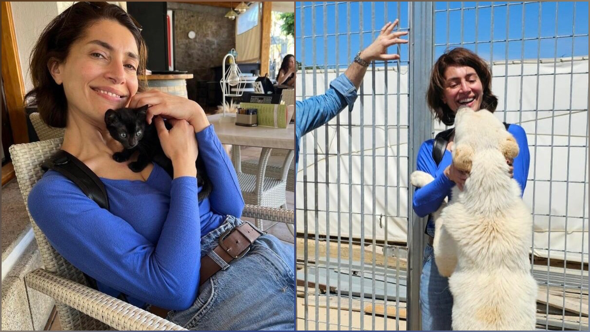 Lida Olbia, l'attrice Caterina Murino adotta la piccola Mezzanotte