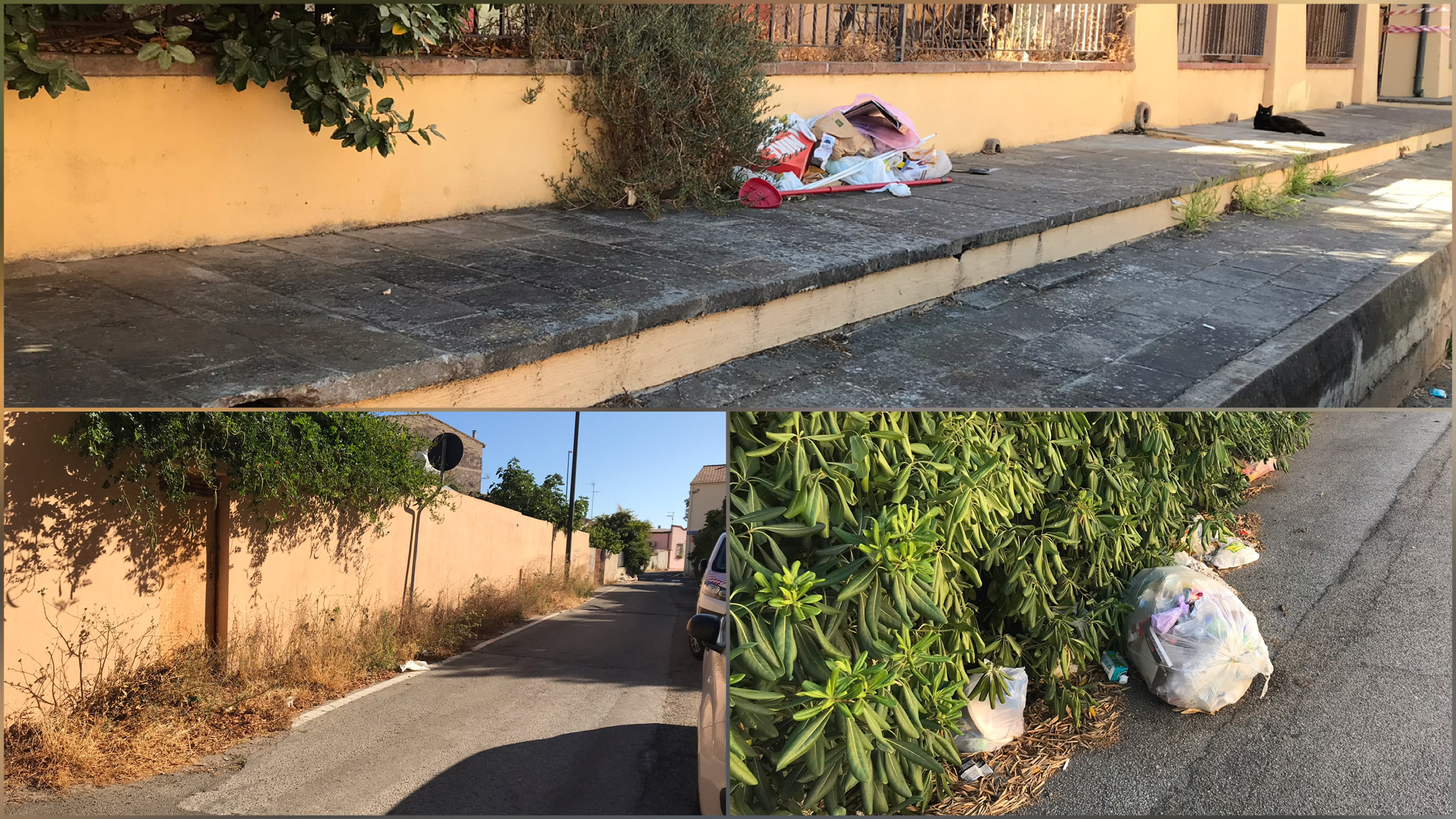 Olbia, discarica in via Alto Adige