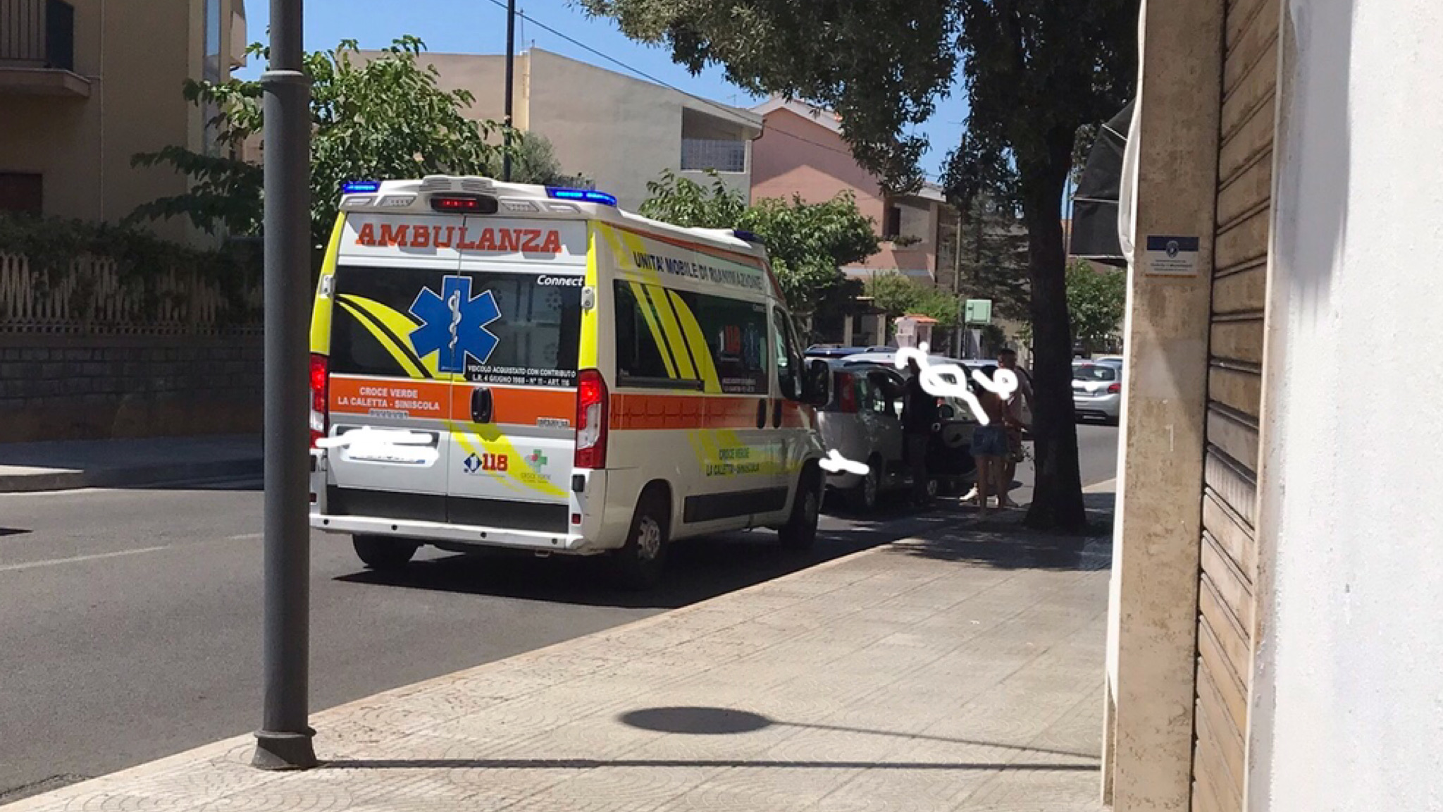 Olbia, tamponamento a catena in via Roma