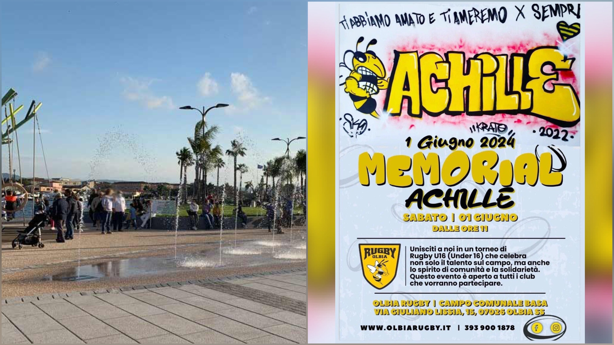 Olbia, due giornate in memoria di Achille: le parole del presidente Maurizio Spano