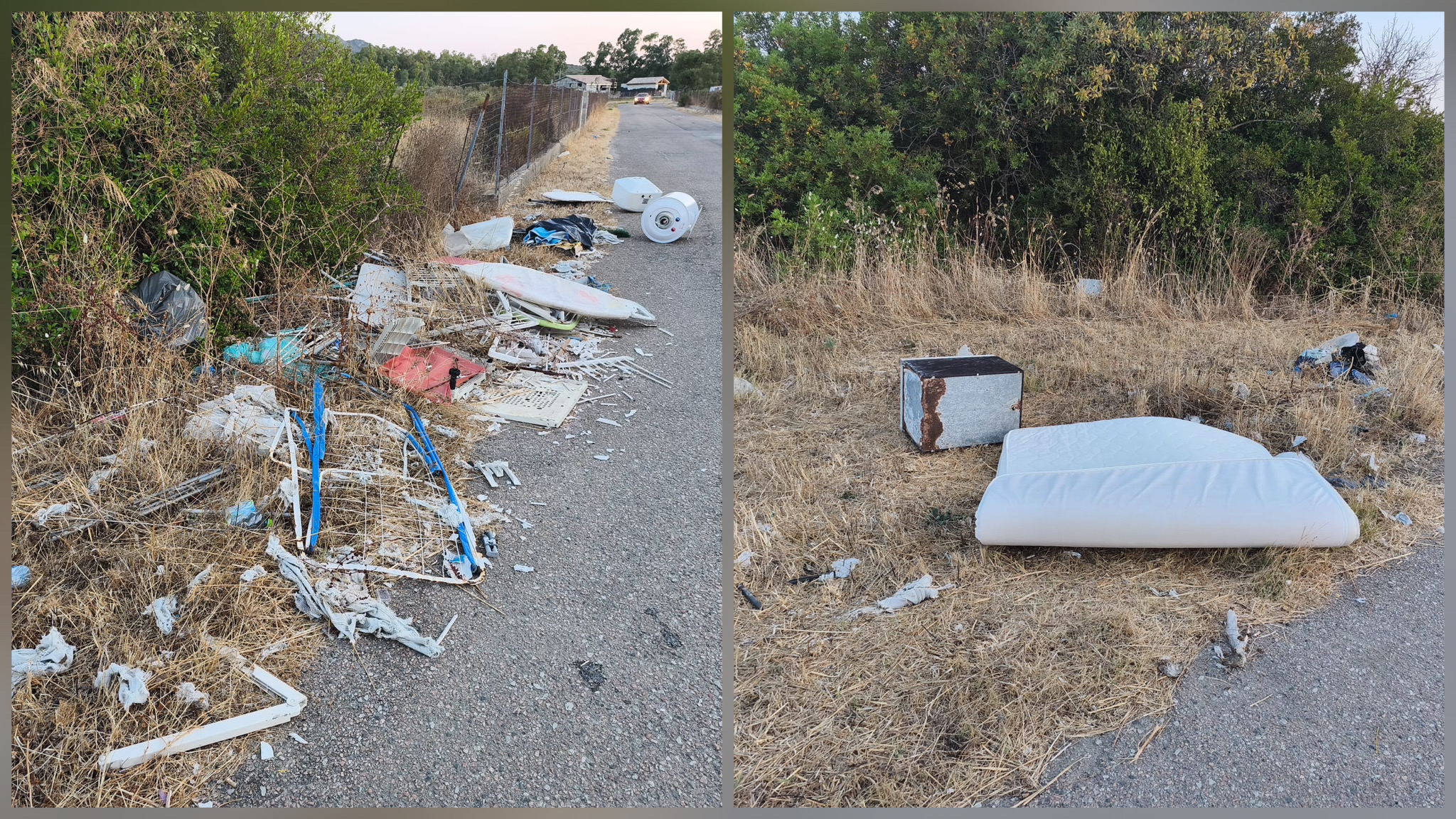 Olbia, discarica a cielo aperto a Rudalza