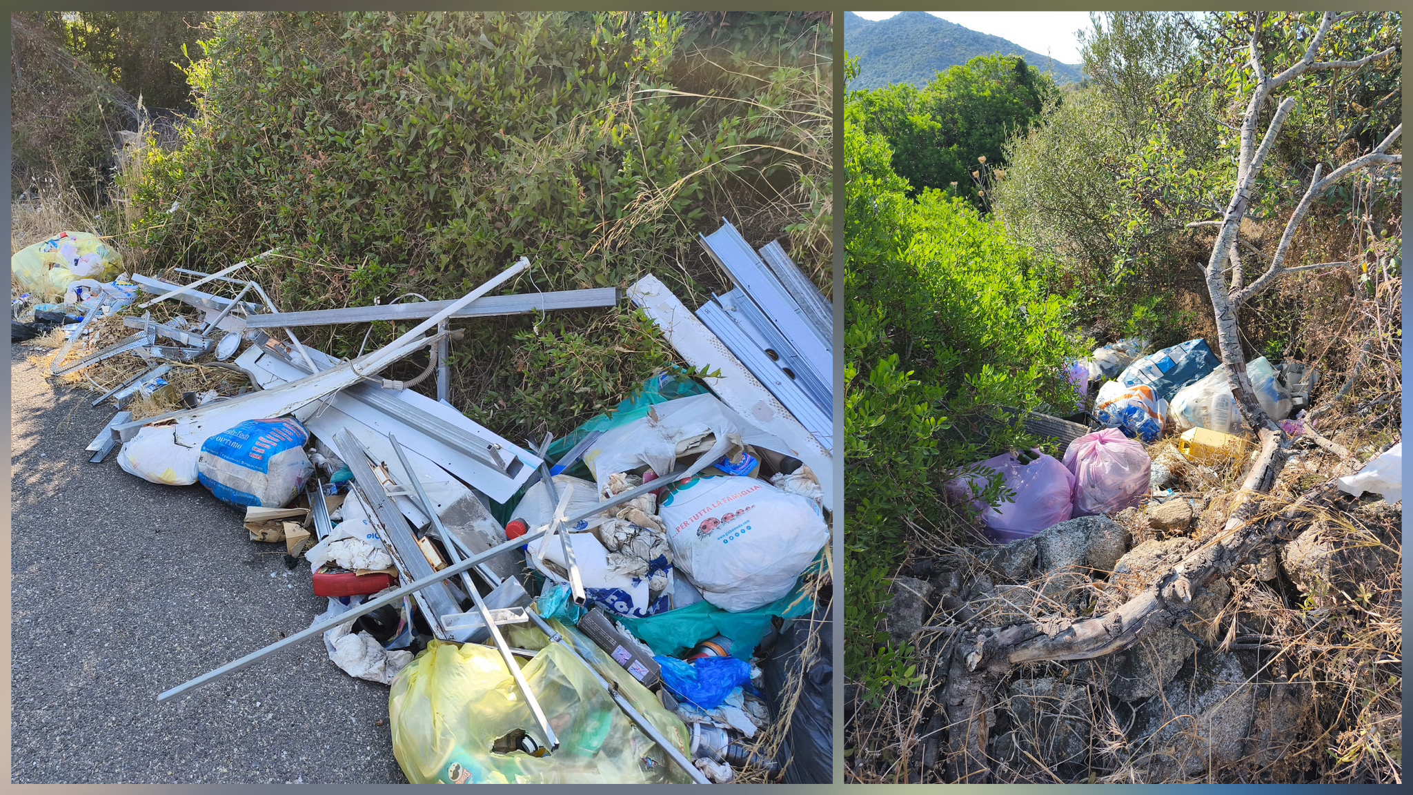 Olbia, altra discarica sulla provinciale 16