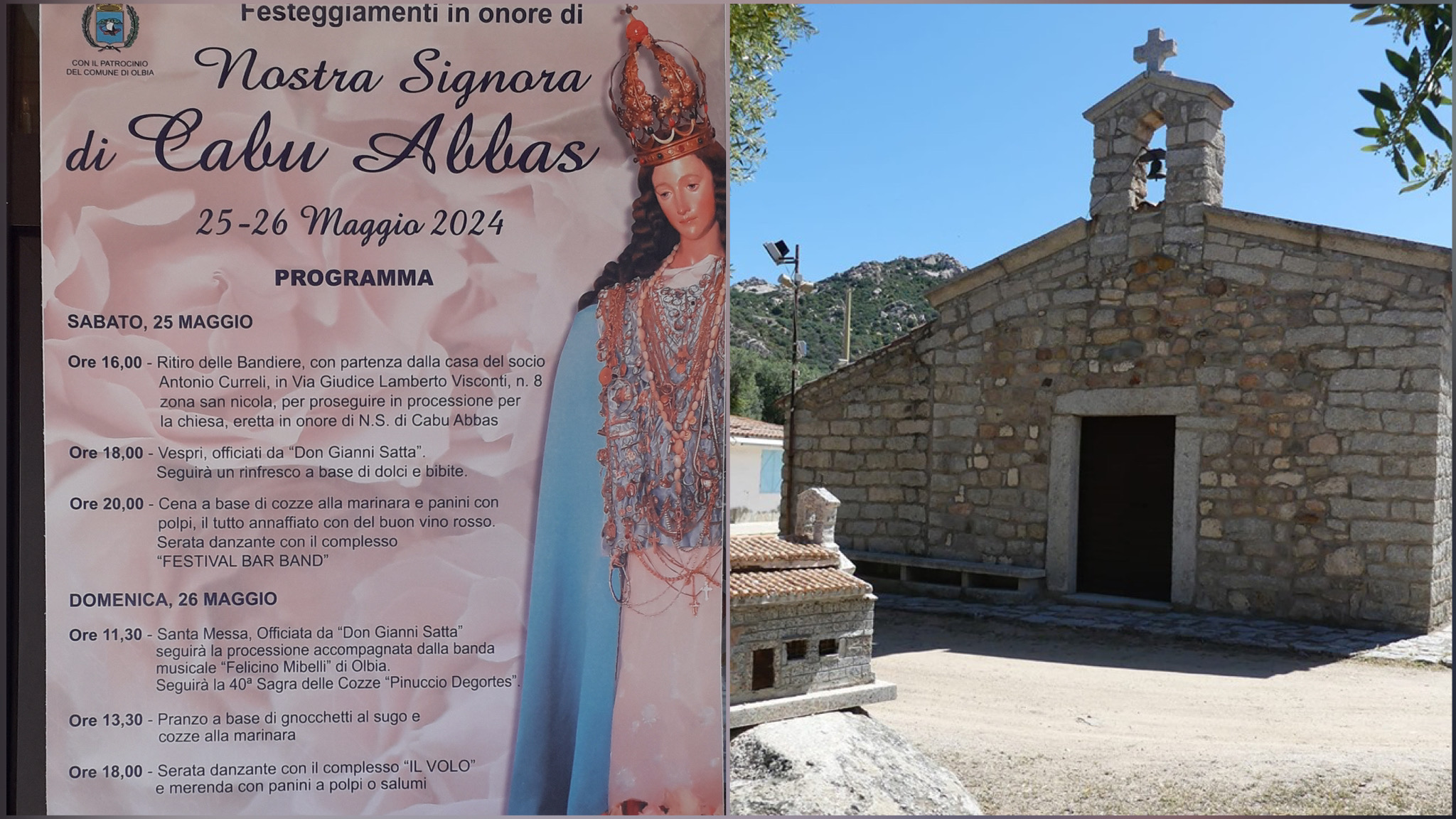 Olbia, tutto pronto per la festa di Cabu Abbas