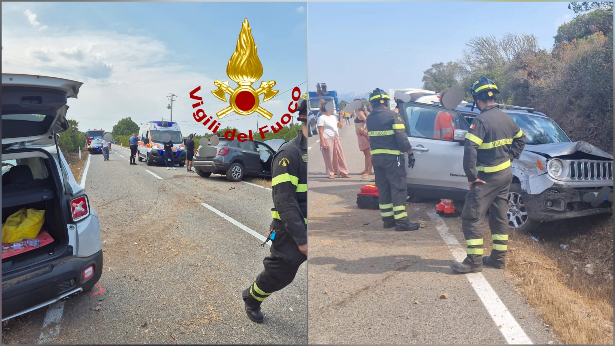 Santa Teresa Gallura, scontro tra due auto
