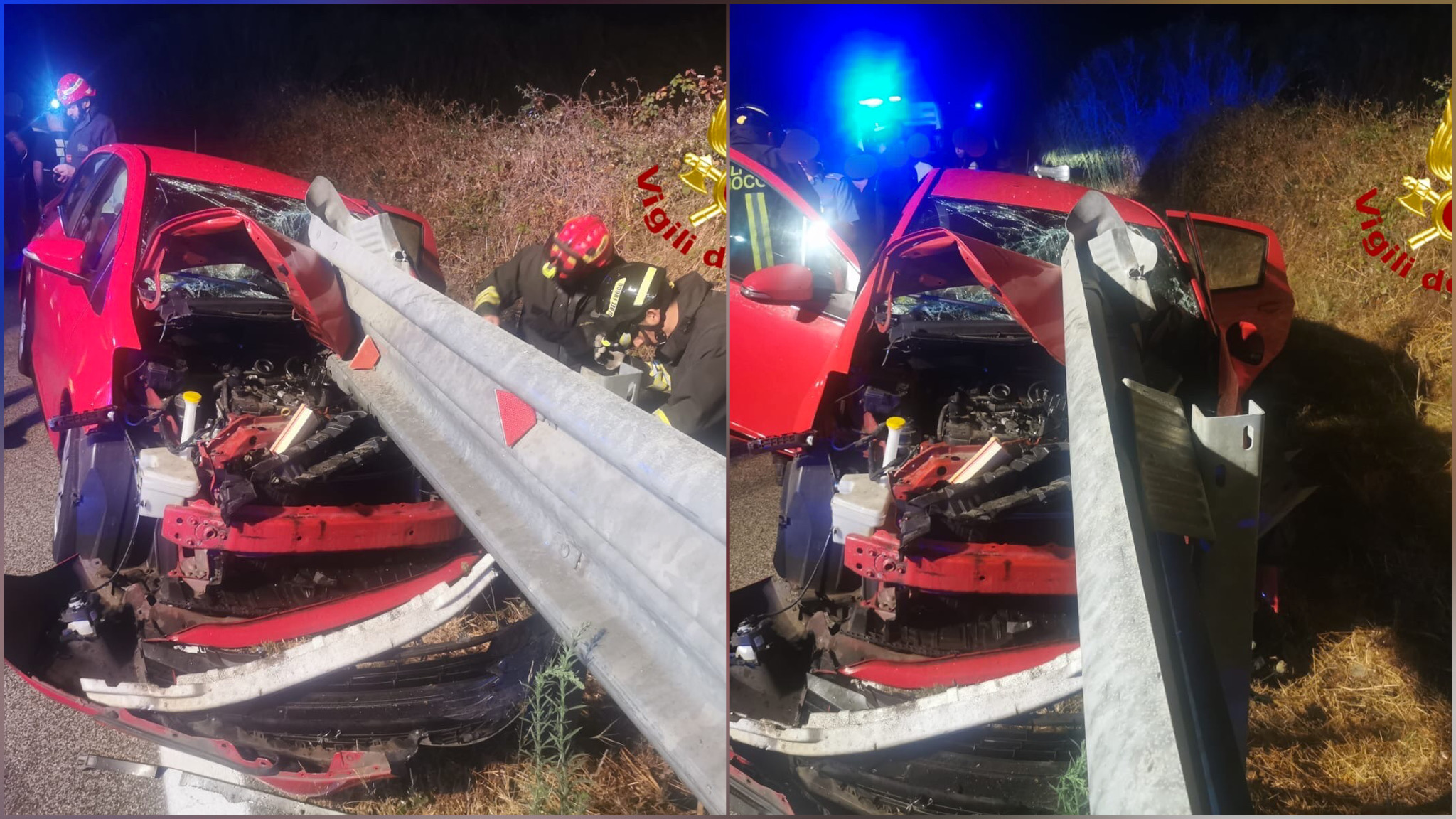 Santa Teresa Gallura, incidente nella notte: illesa la conducente