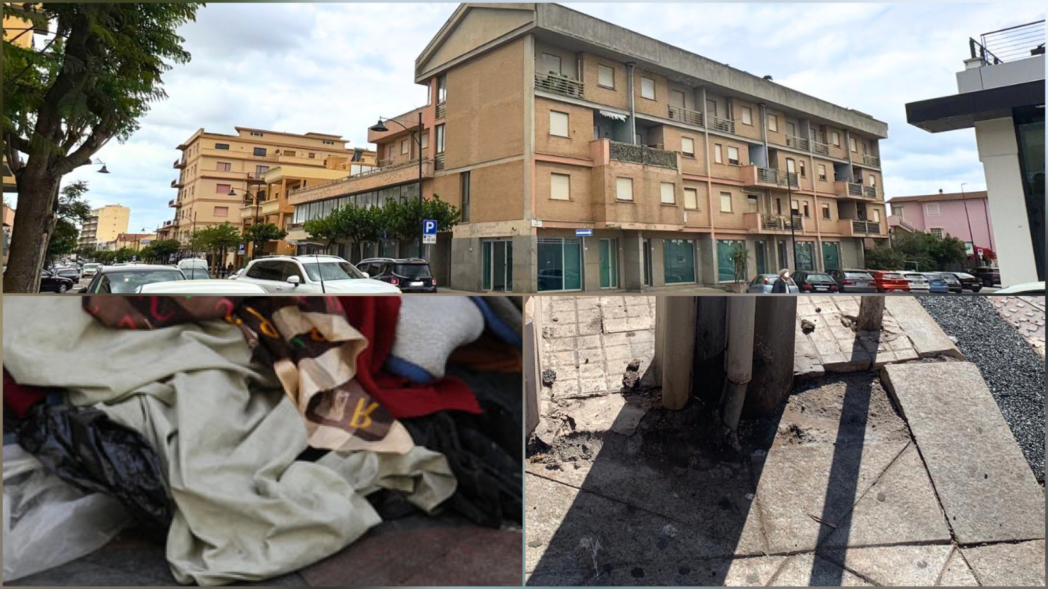 Olbia, l’allarme dei cittadini sul palazzo Pulcini e sul disagio sociale amplificato nella struttura