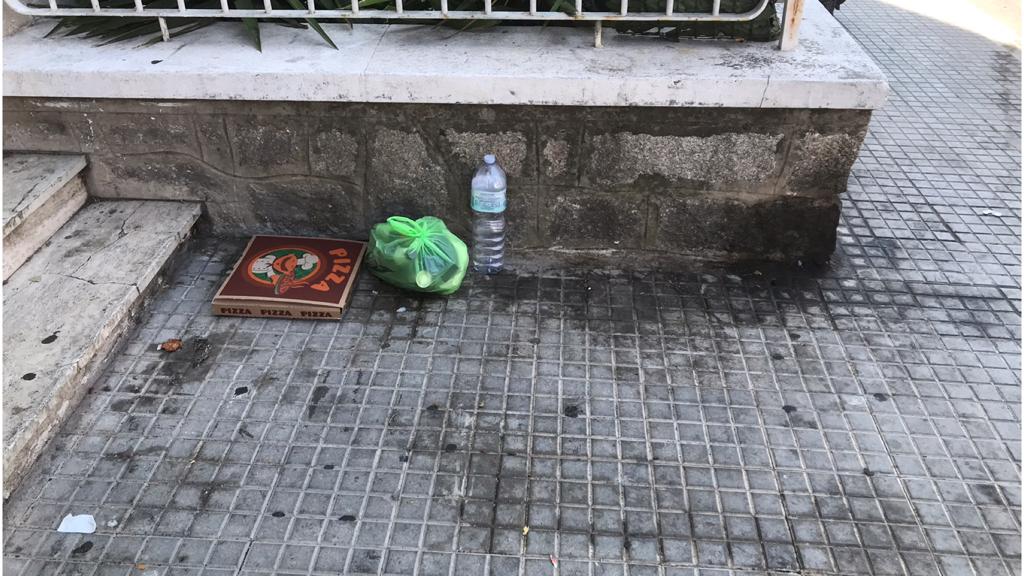 Olbia, strade sporche in centro