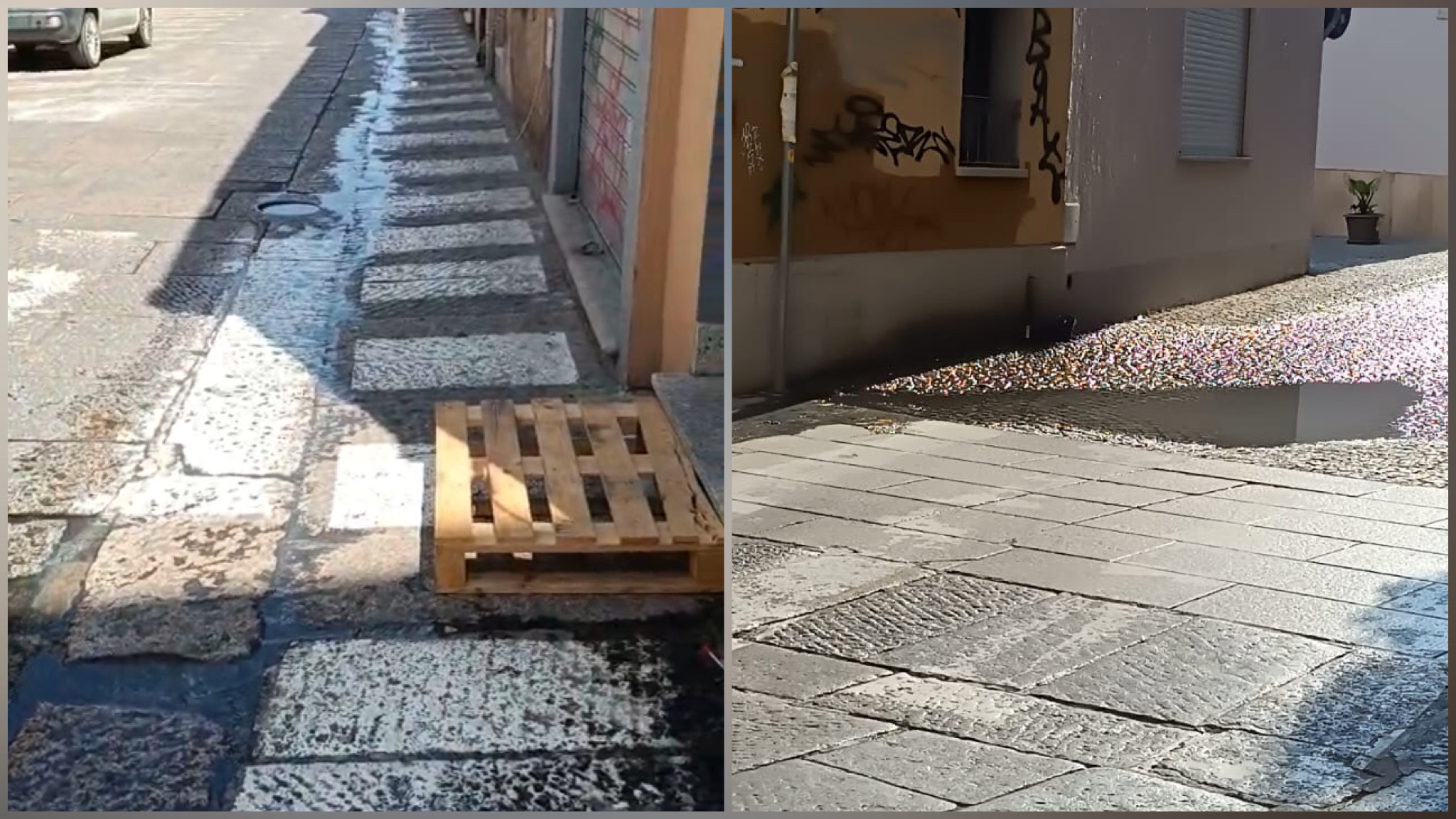 Olbia, via Porto Romano ancora ostaggio della perdita fognaria