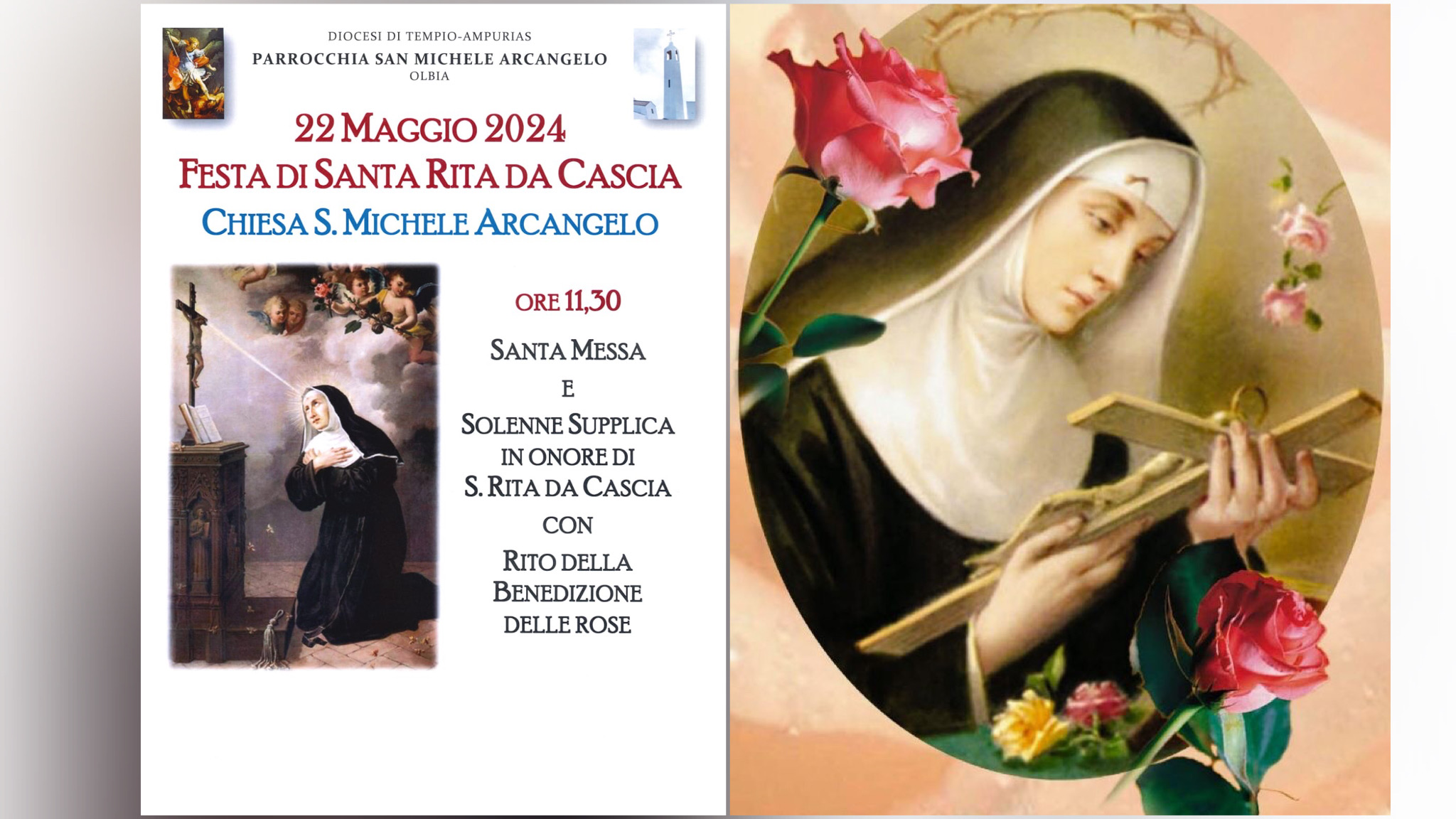 Olbia, oggi la benedizione delle rose: ecco l'invito alla popolazione