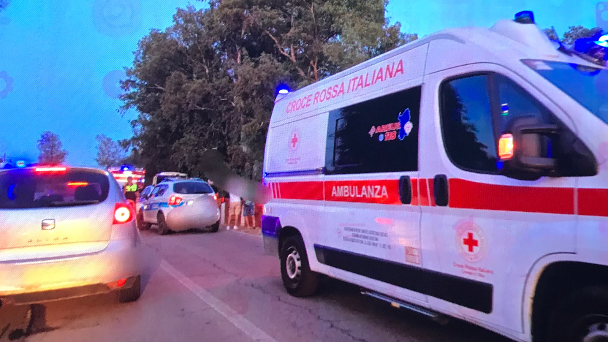 Olbia, incidente a Pittulongu: tre ambulanze sul posto
