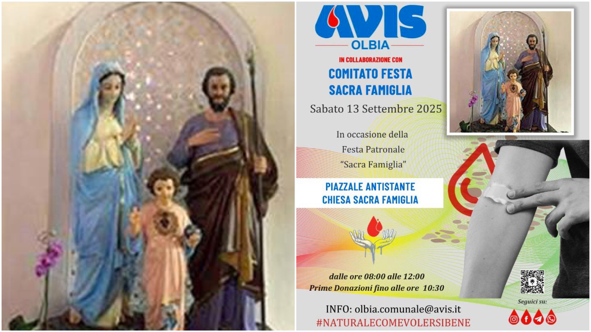 Olbia, al via la 40esima edizione della festa della Sacra Famiglia