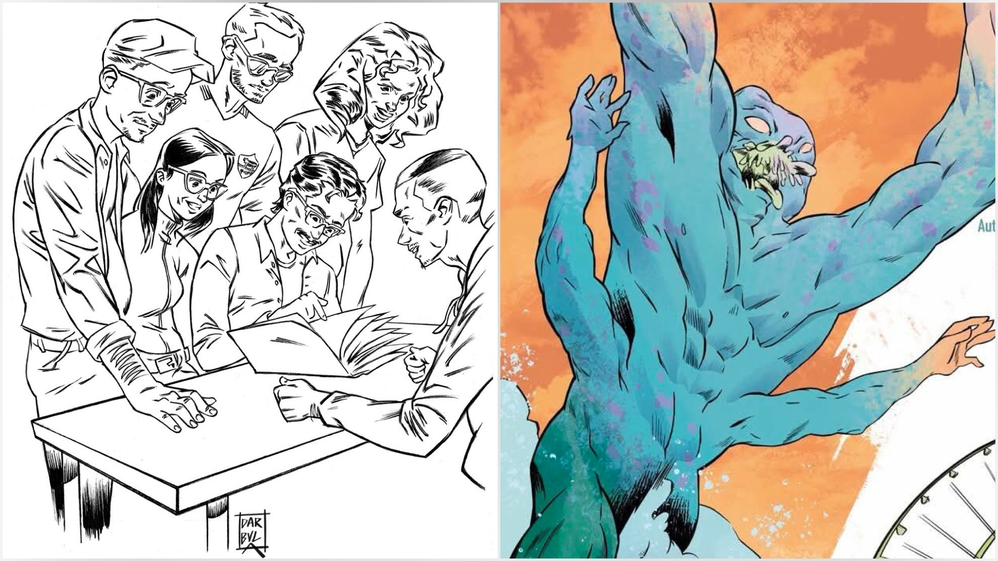 Olbia, il fumetto a colori tra mostri e mondi fantastici