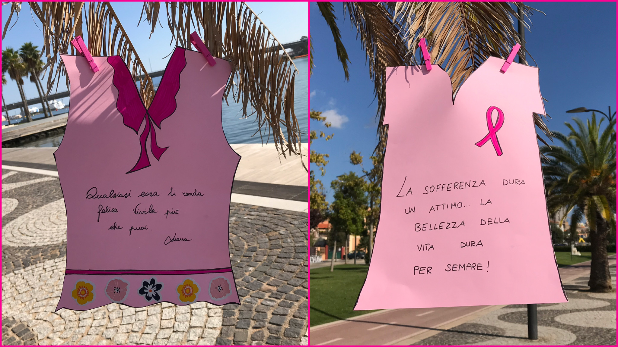 Olbia, Walk for the cure tra colori e parole