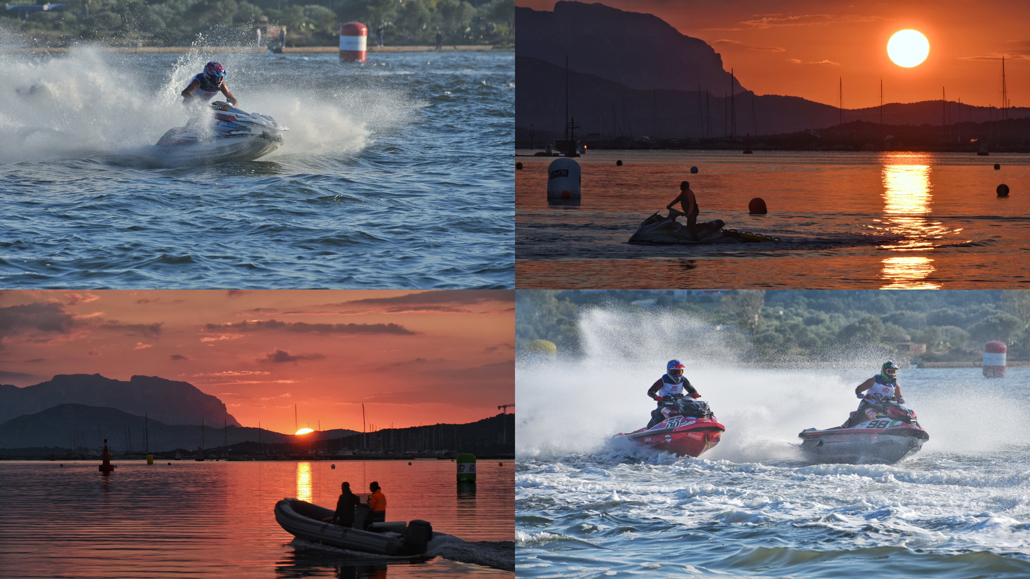 Olbia, i mondiali di Aquabike, dall’alba….al tramonto
