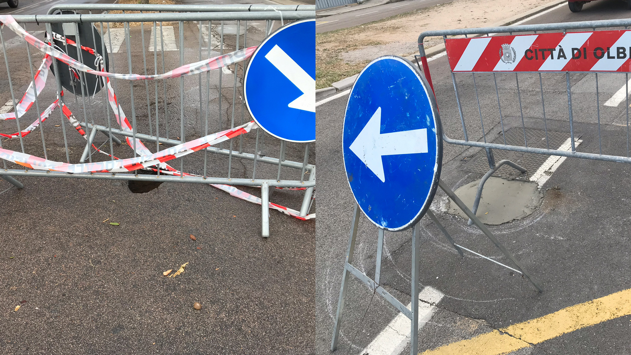 Olbia, in zona Bandinu slalom tra le buche di serie A e serie B