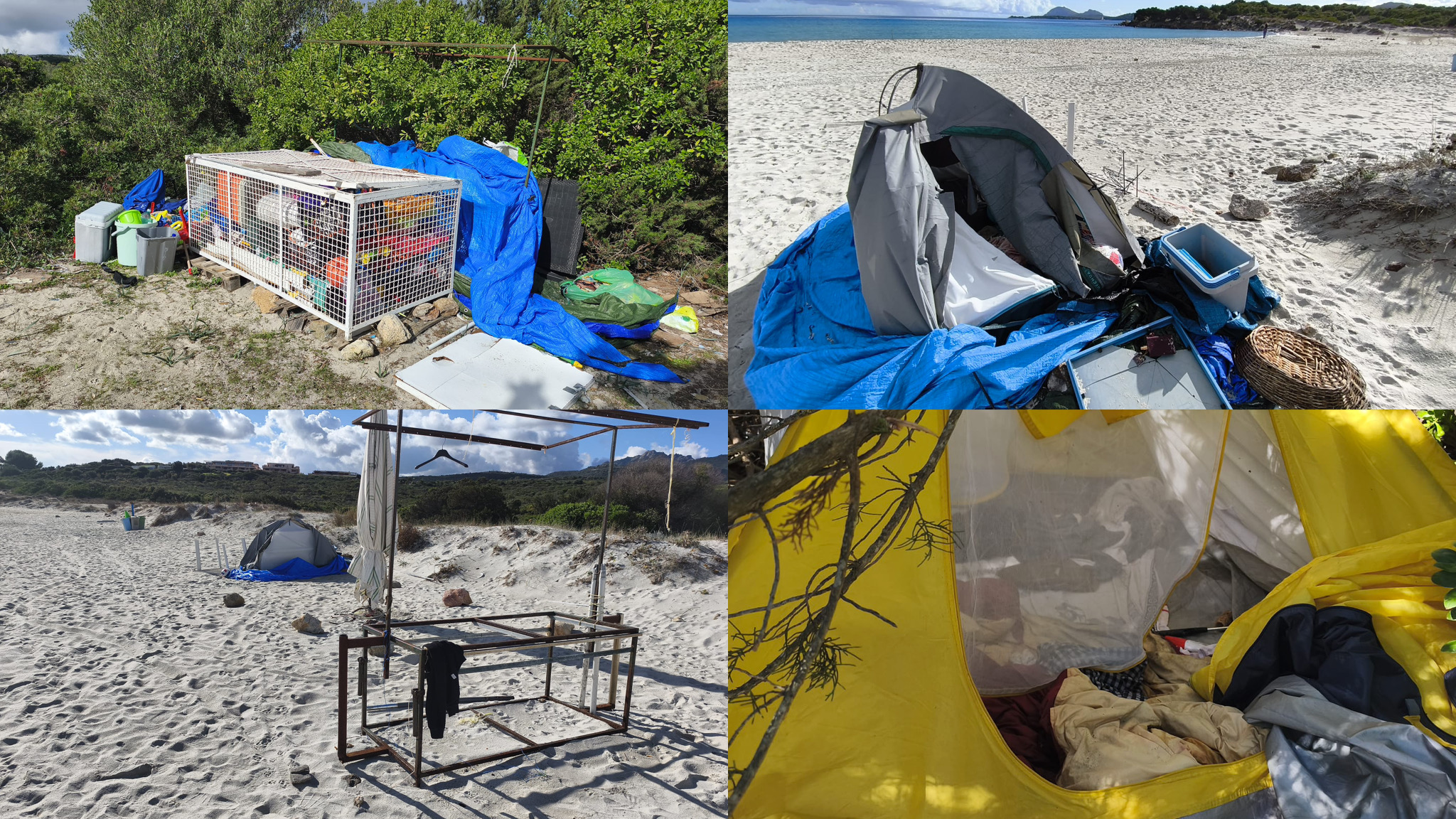 Olbia, il benvenuto in Costa Smeralda tra i rifiuti a Rena Bianca