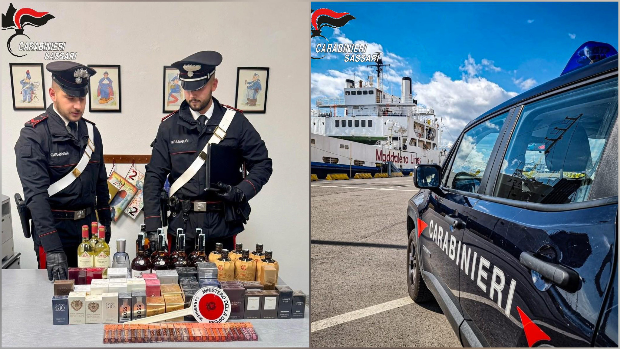 La Maddalena, sei arresti per furto 