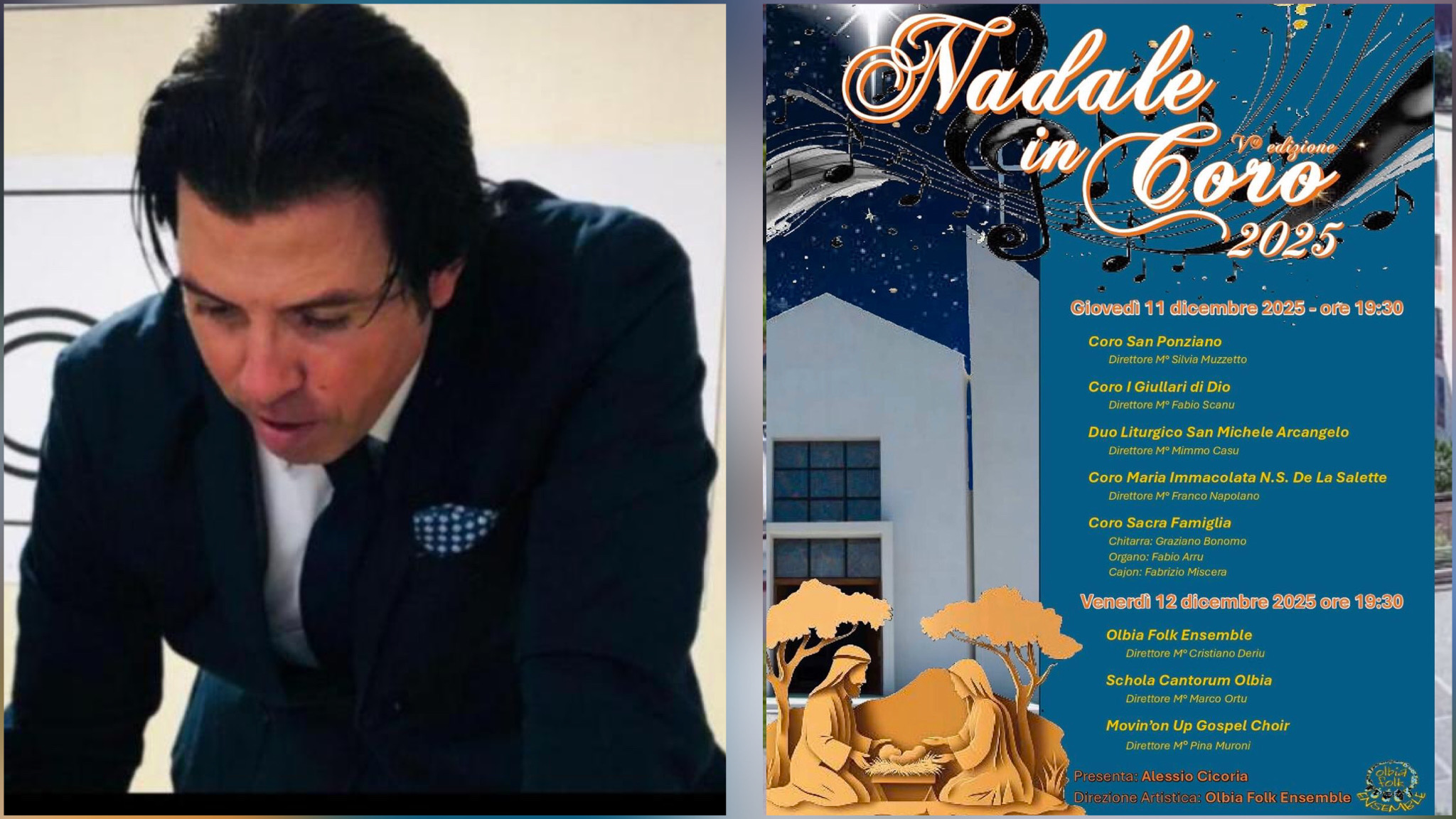 Olbia, “Nadale in coro” a San Ponziano