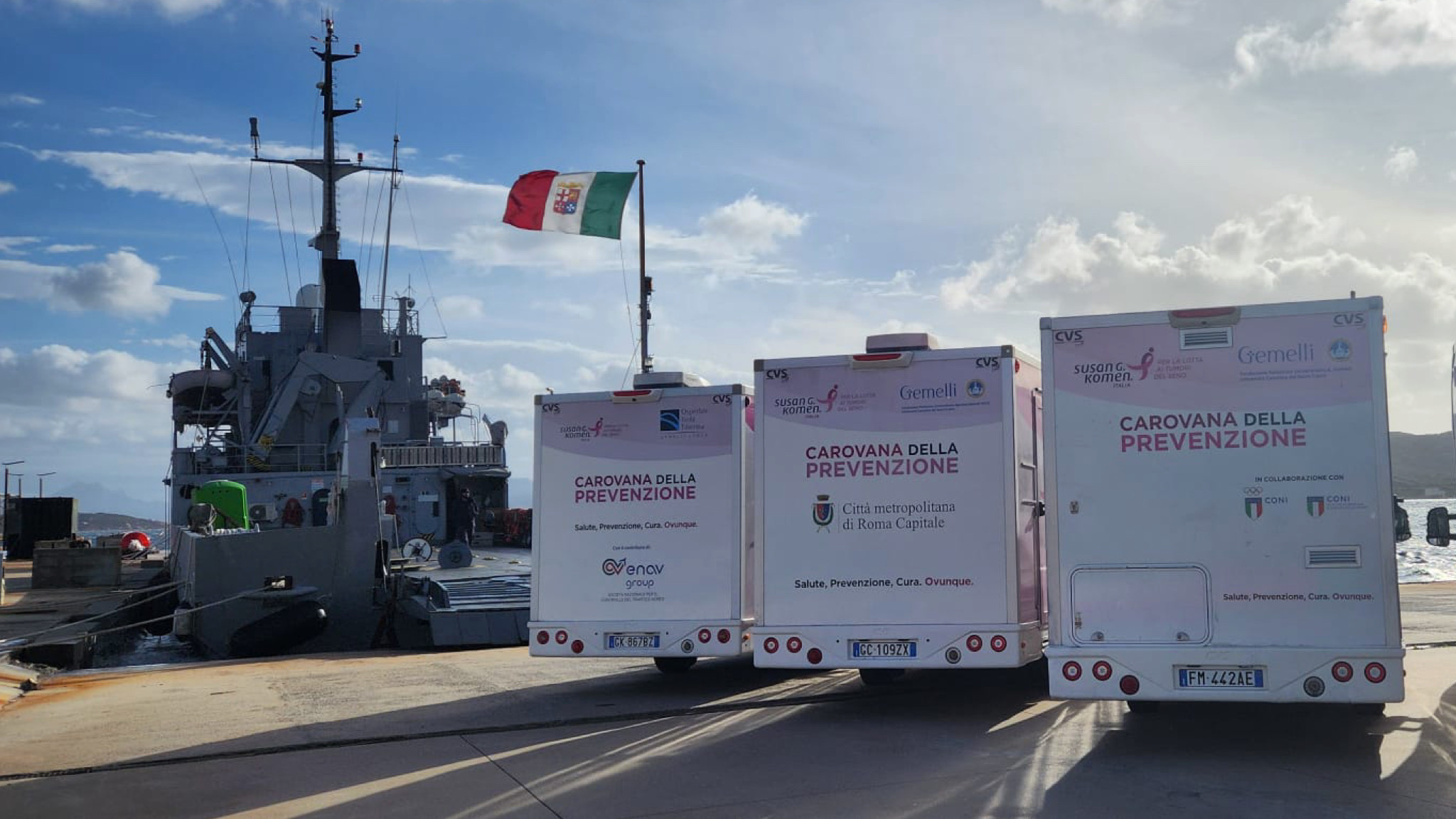 La Maddalena, ritiro esiti esami della campagna villaggio della salute