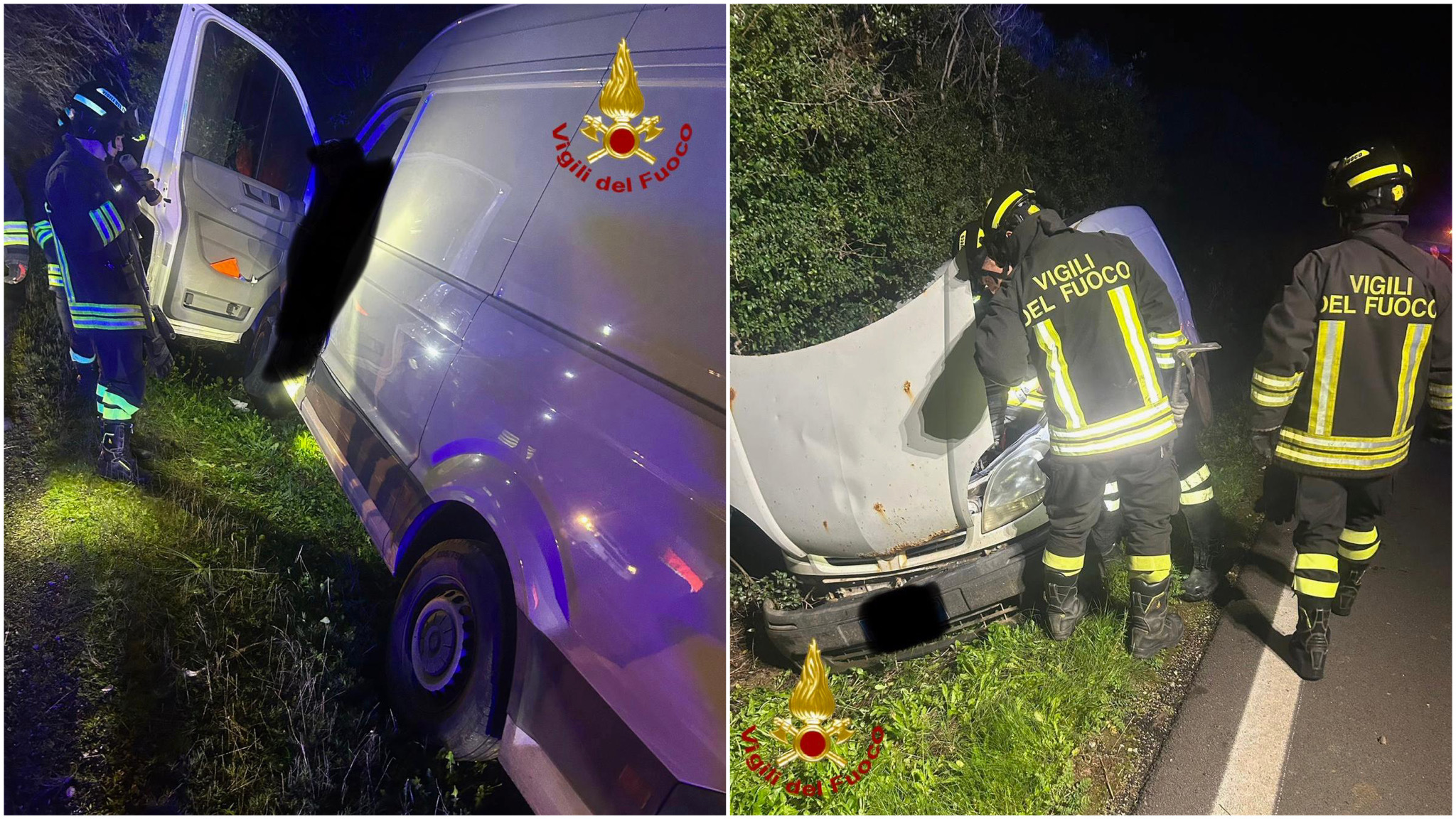 Arzachena, veicolo fuori strada: ferito il conducente 