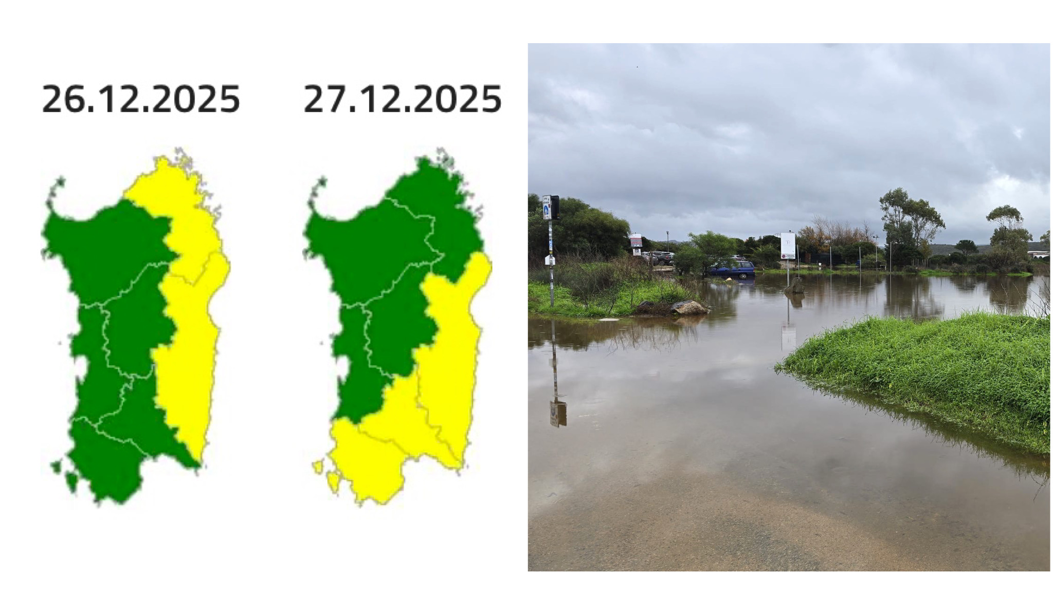 Nuovo allerta meteo nell’Isola: rischio idrogeologico su buona parte del territorio