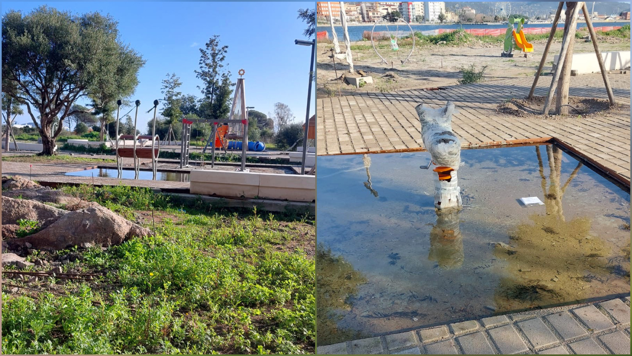 Olbia, parco giochi Mogadiscio: ennesima opera infinita