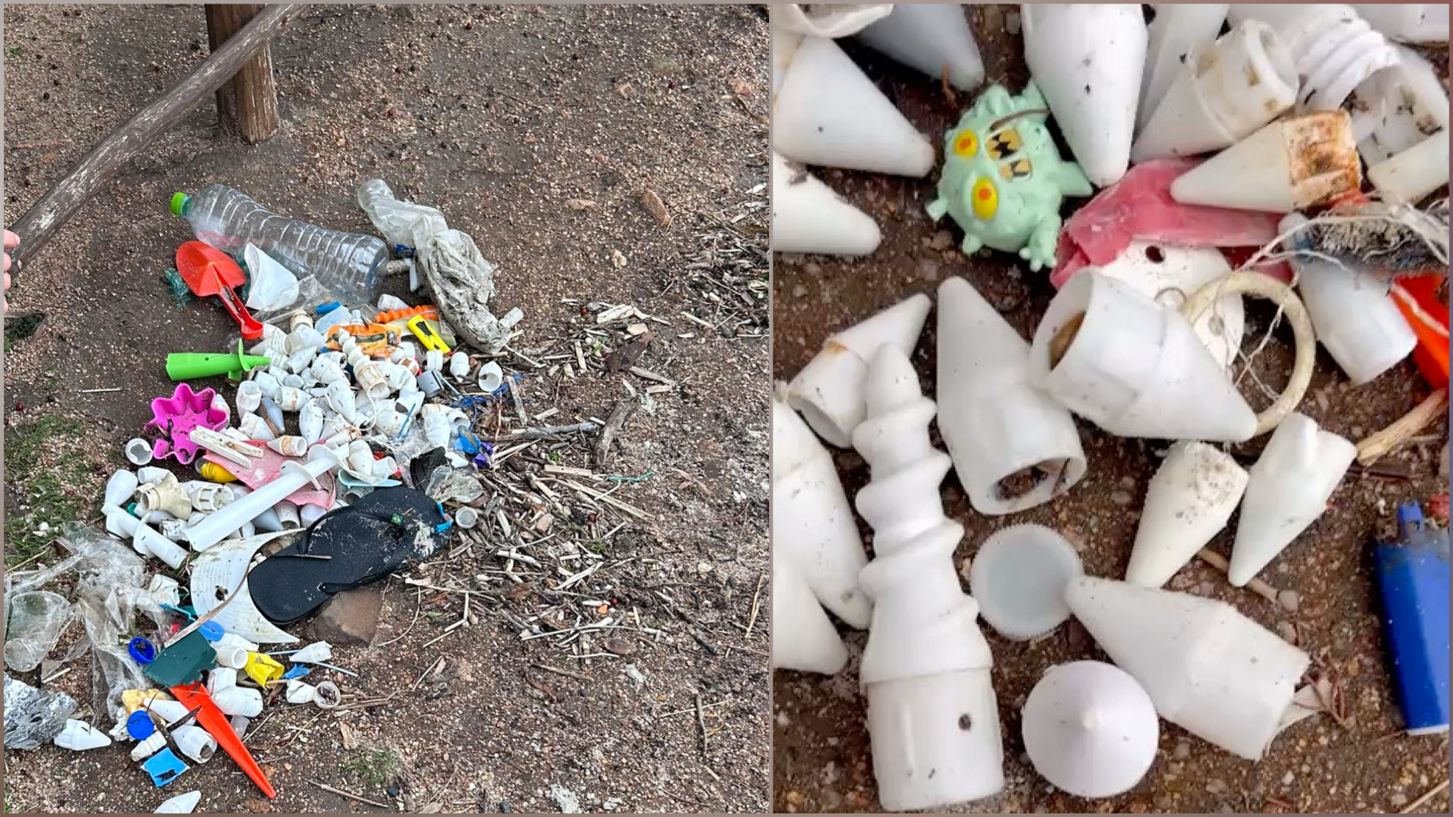 Capriccioli: in spiaggia tra sabbia, alghe e tappini di ombrelloni