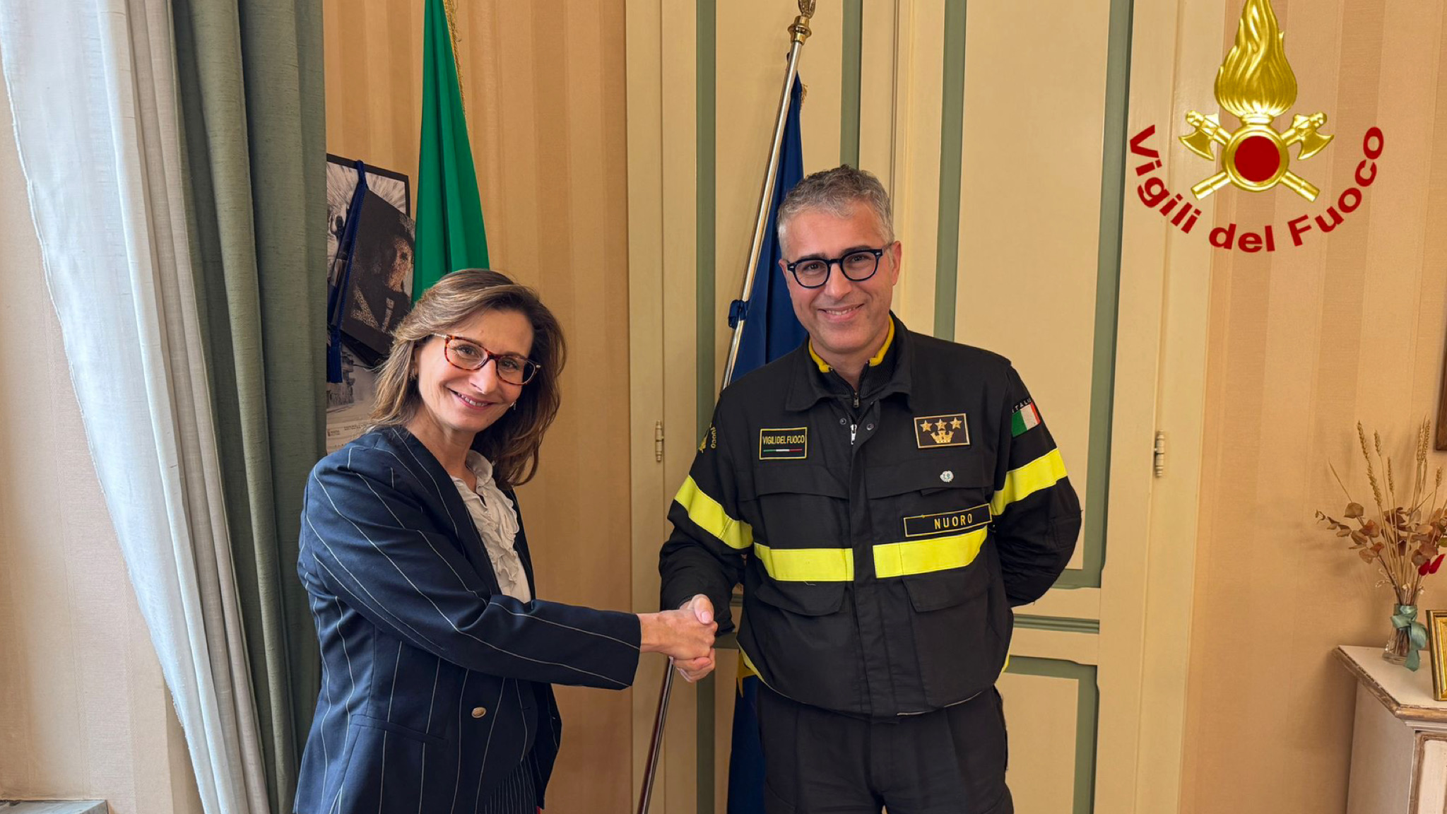 Il Comandante dei Vigili Salvatore Corrao incontra le cariche istituzionali