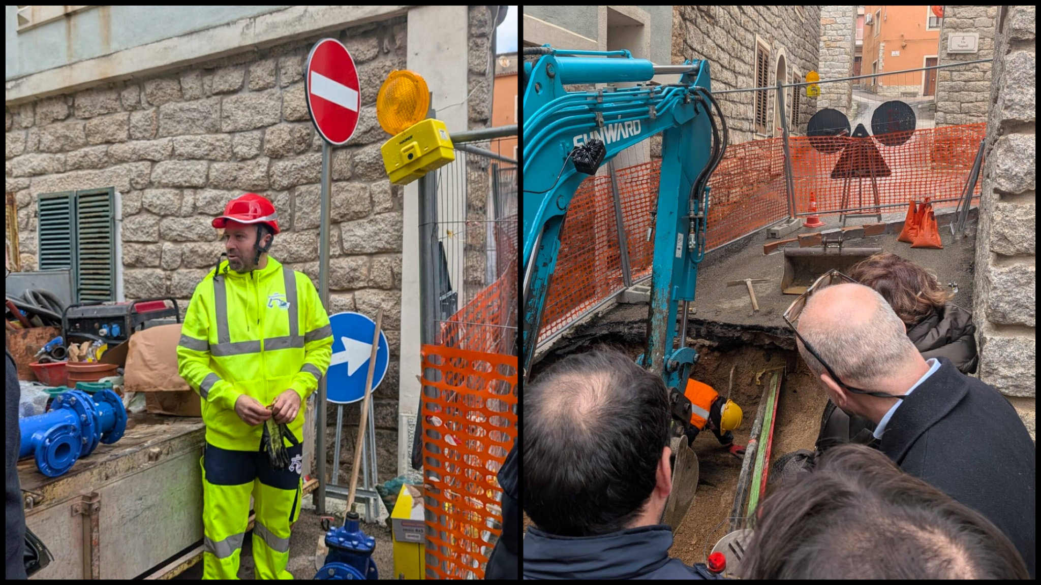 Berchidda, mattinata senz’acqua per i lavori ai nuovi distretti idrici