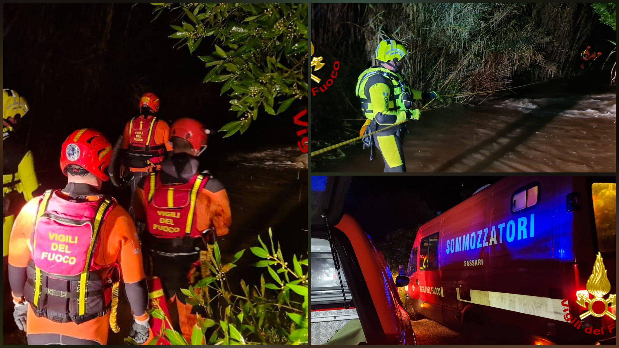 Squadra dei sommozzatori al lavoro: salvate 5 persone