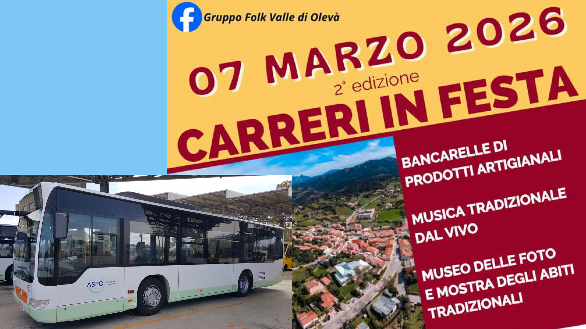 Festa a Berchiddeddu, ecco le corse aggiuntive dell’Aspo