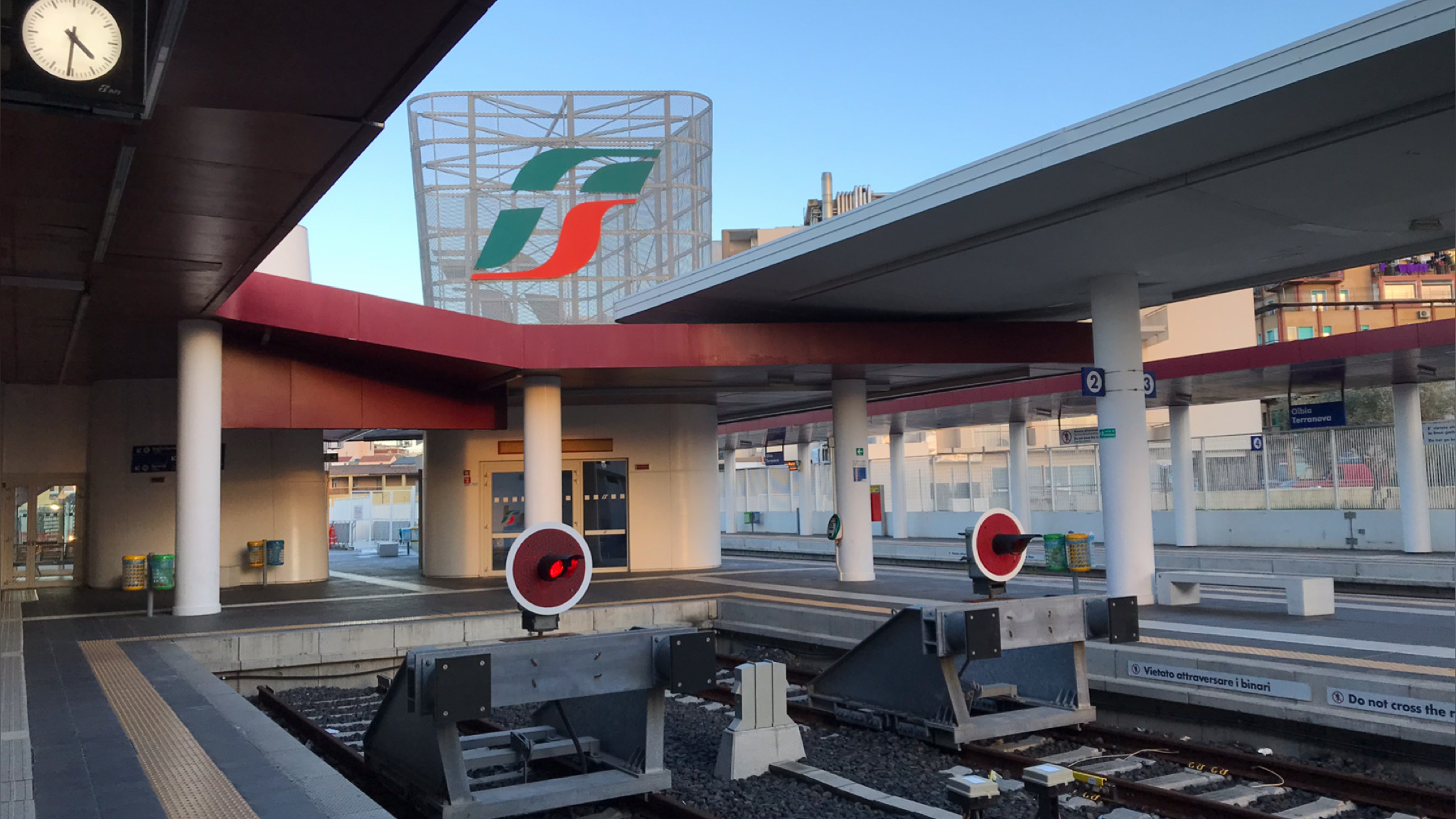 Chiusura notturna dei passaggi a livello di Olbia