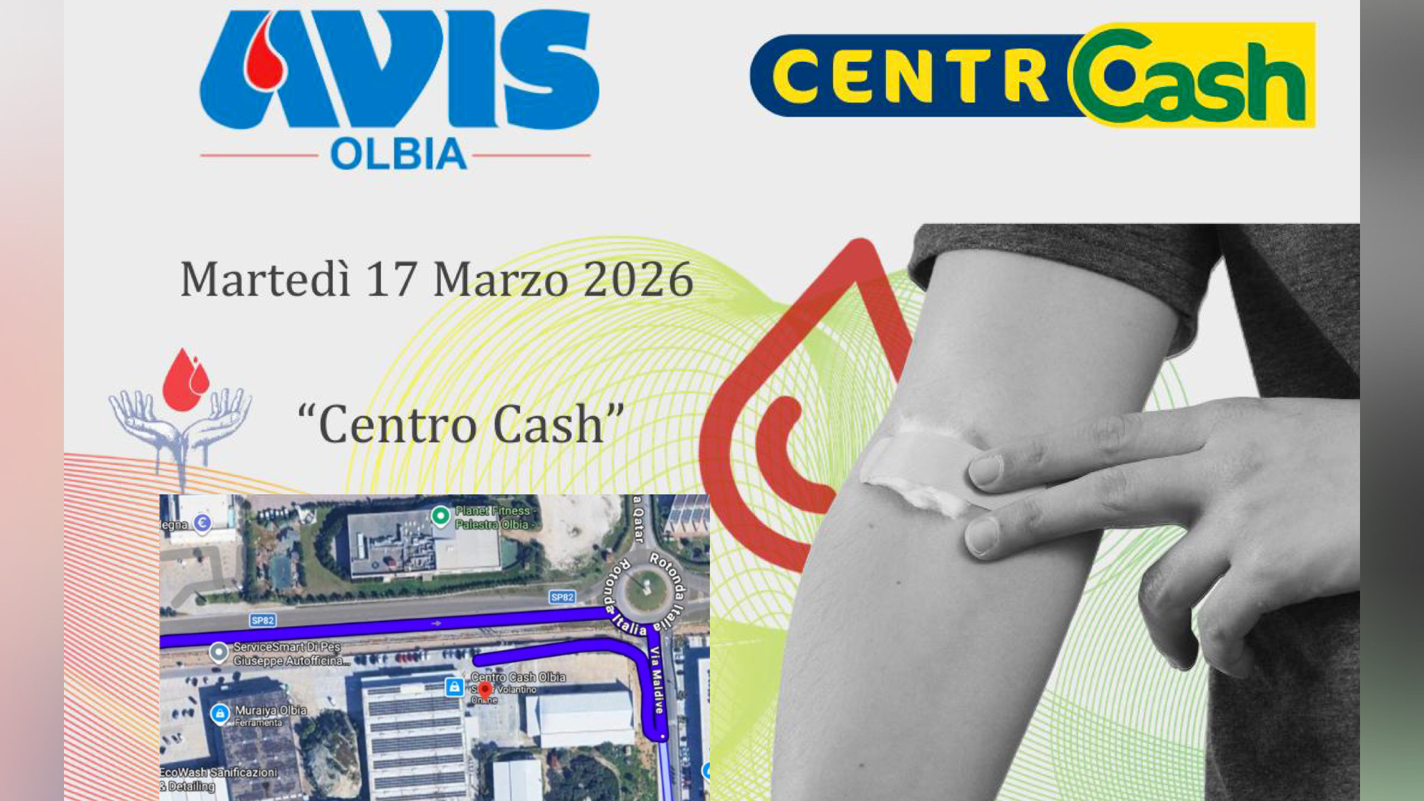 Olbia, giornata di solidarietà al Centro Cash