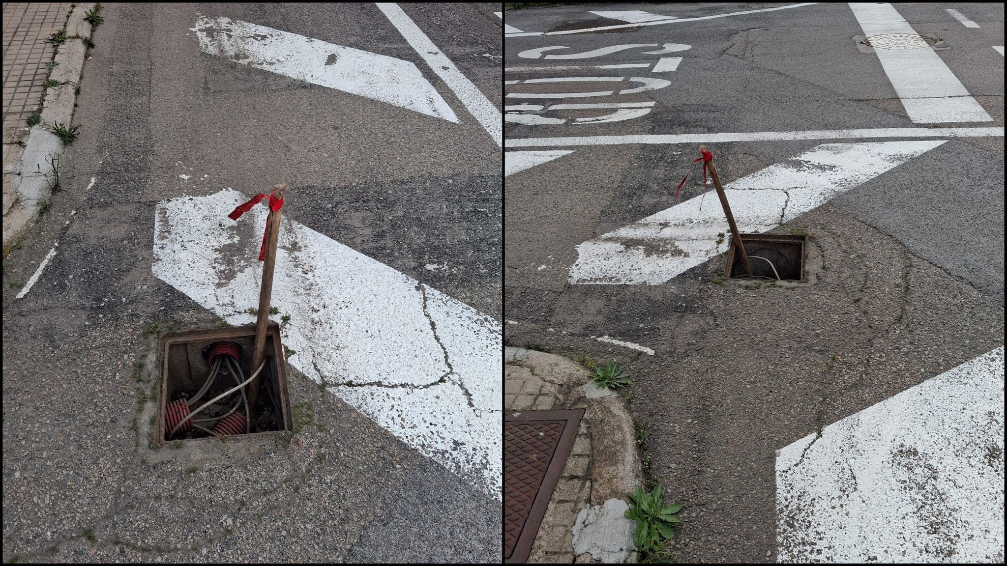 Olbia, pozzetto aperto: la segnalazione “fai da te”