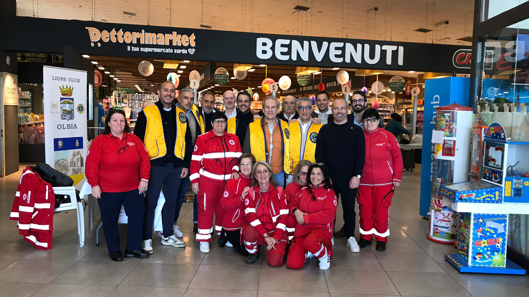 Olbia, Lions club Olbia e Croce rossa insieme per una raccolta solidale