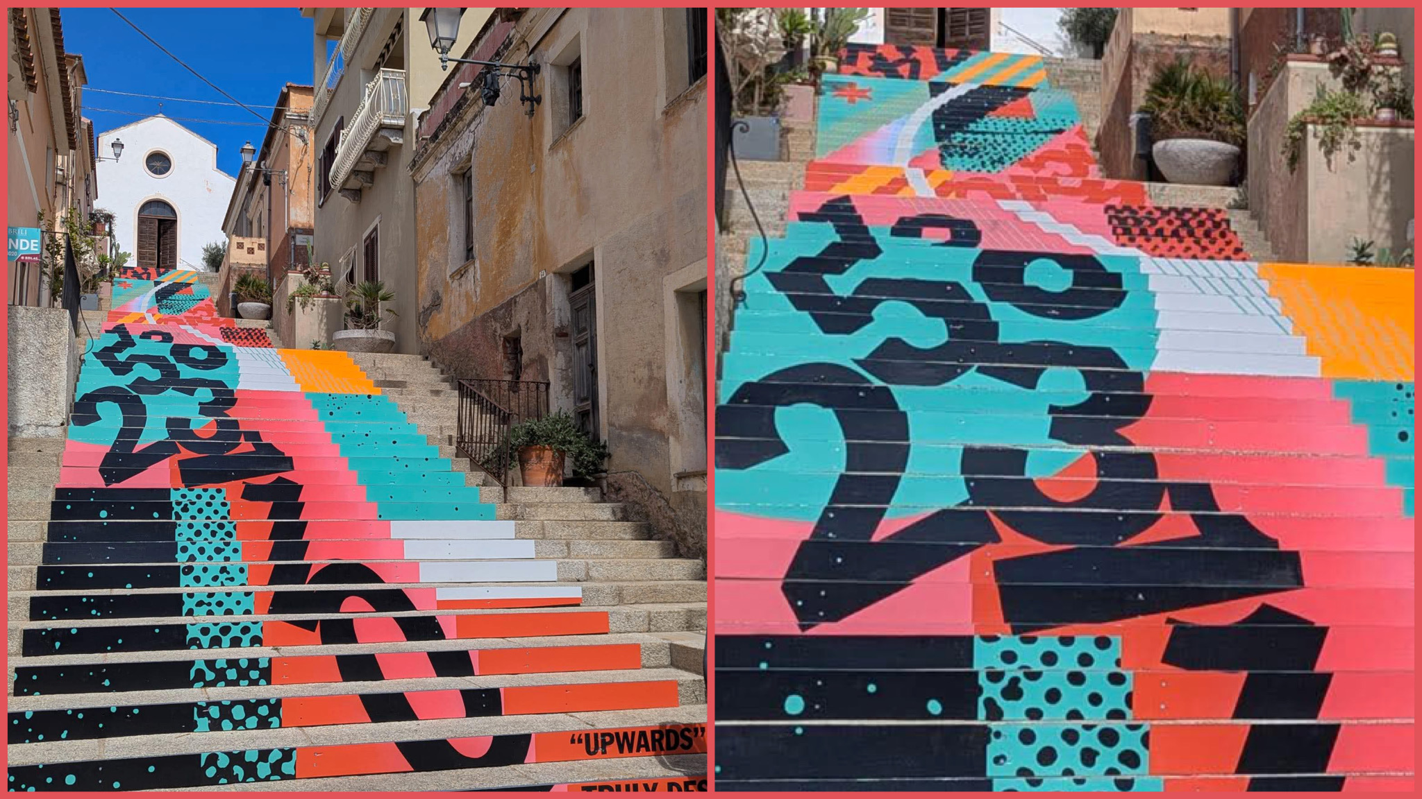 Arzachena, numeri, sogni e rapporto tra uomo e natura nella nuova scalinata di Santa Lucia