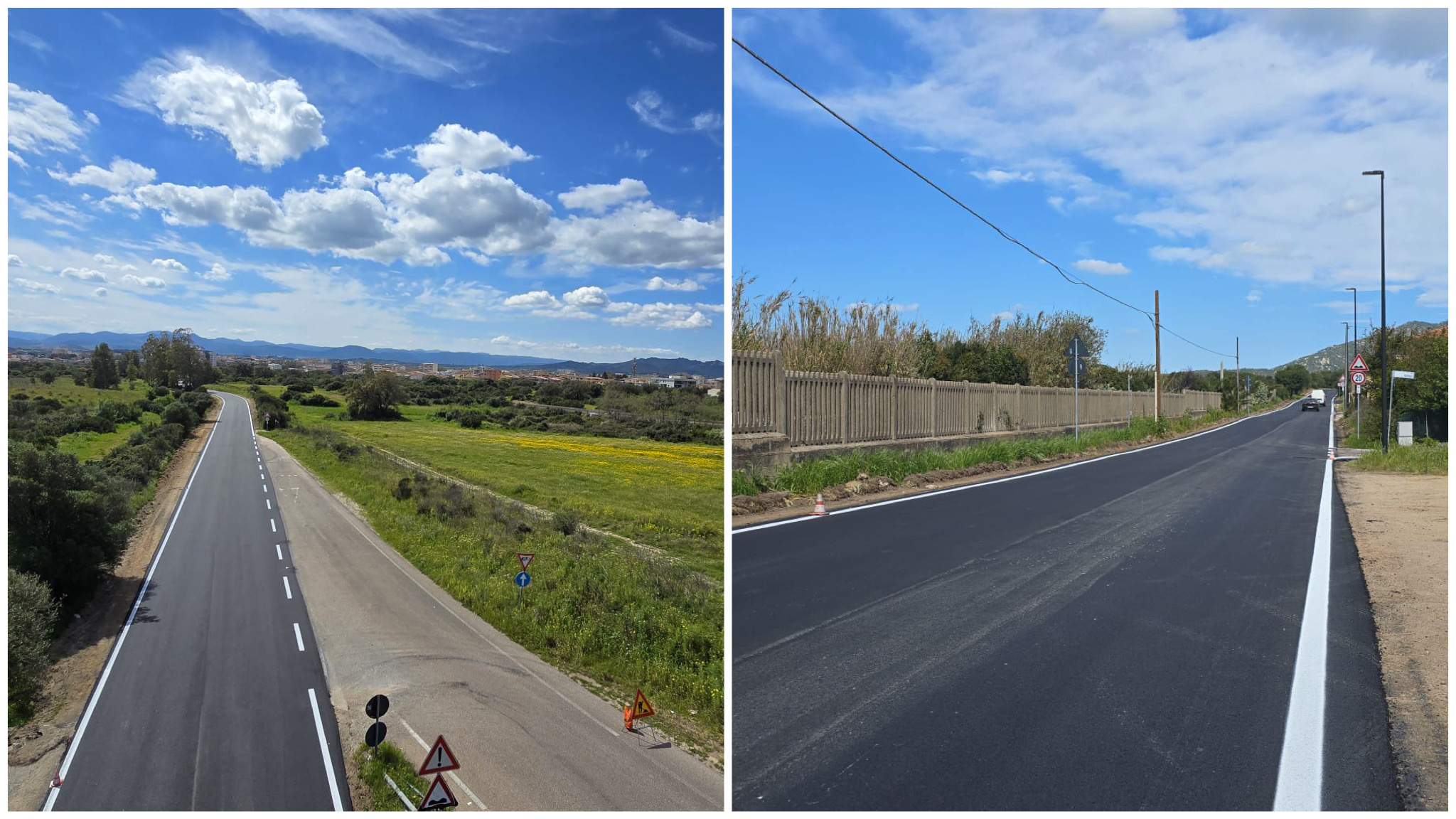 Olbia, via Mincio rimessa a nuovo