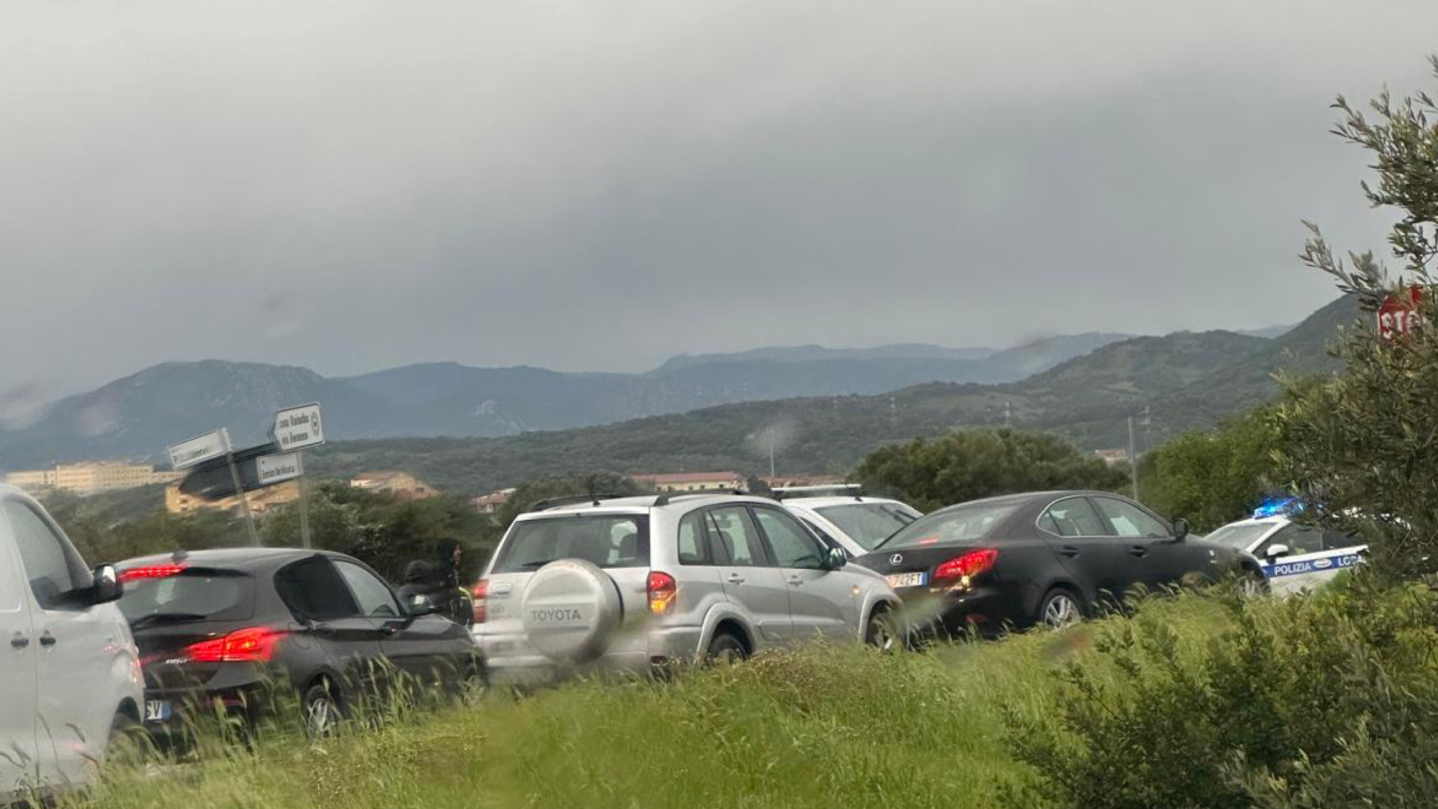 Olbia, incidente in via Nervi, traffico rallentato 