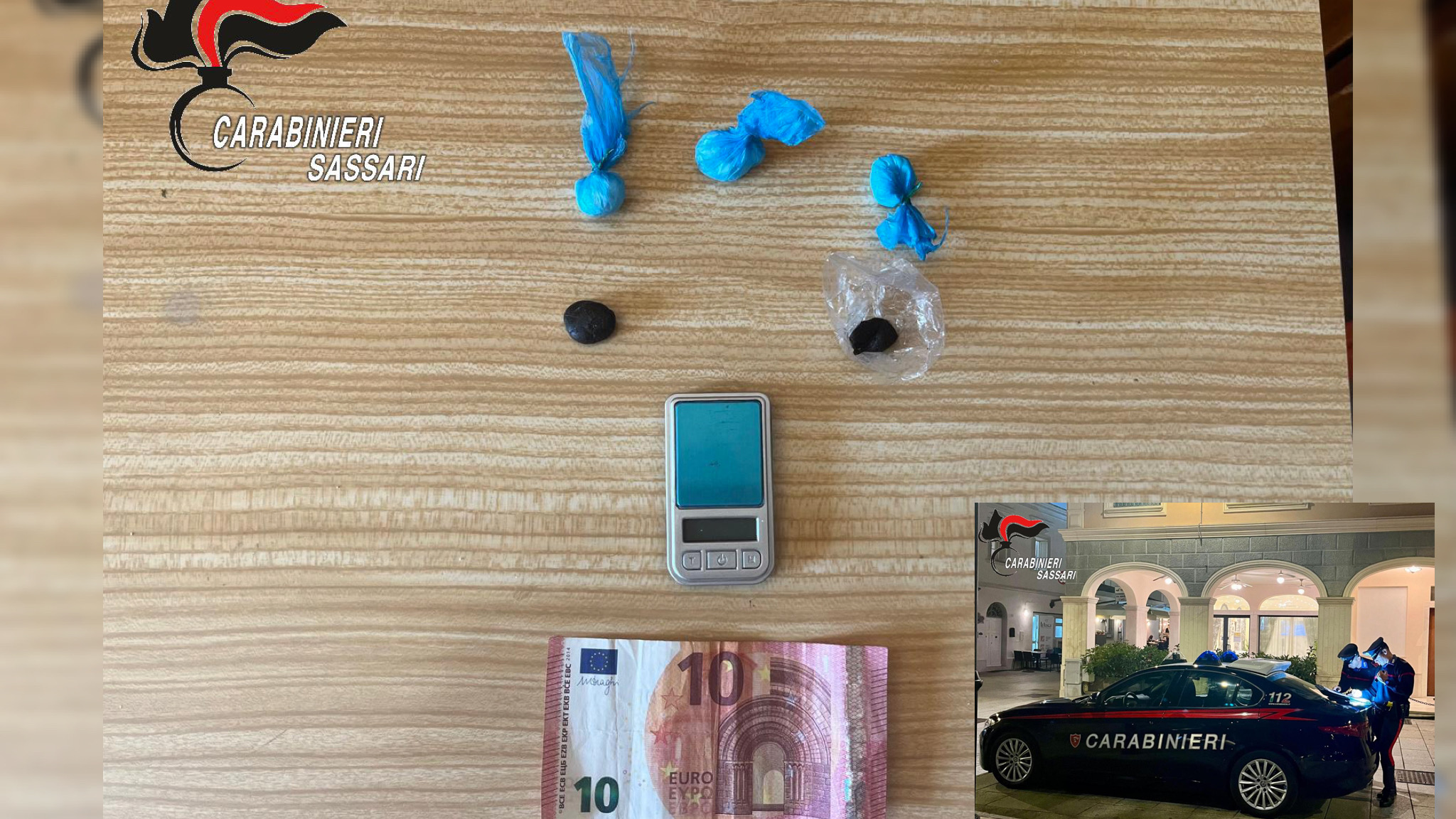 Olbia, traffico di droga e spaccio: 1 arresto in centro a Olbia