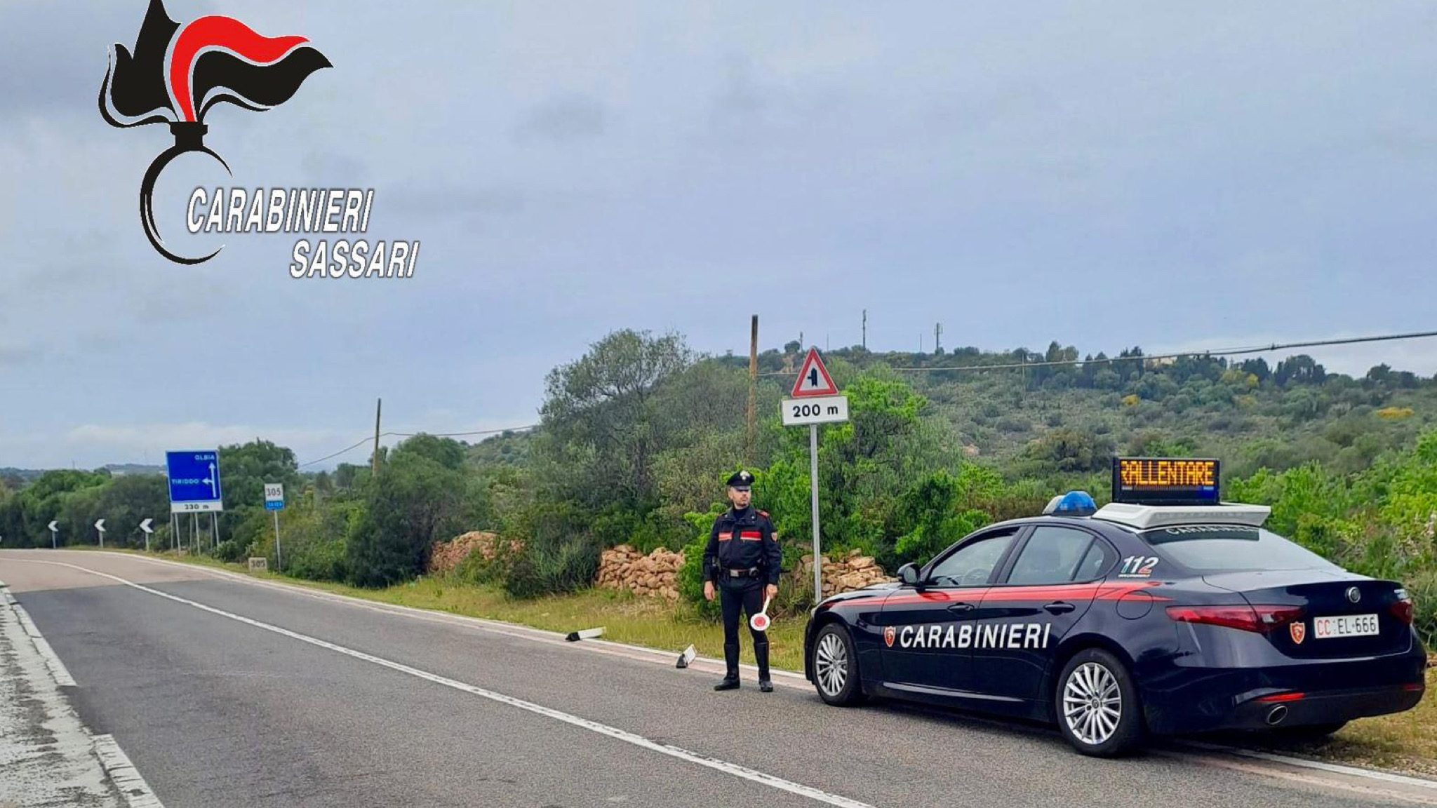 Loiri Porto San Paolo, danneggiamenti sulla 125 da parte di 6 minorenni 