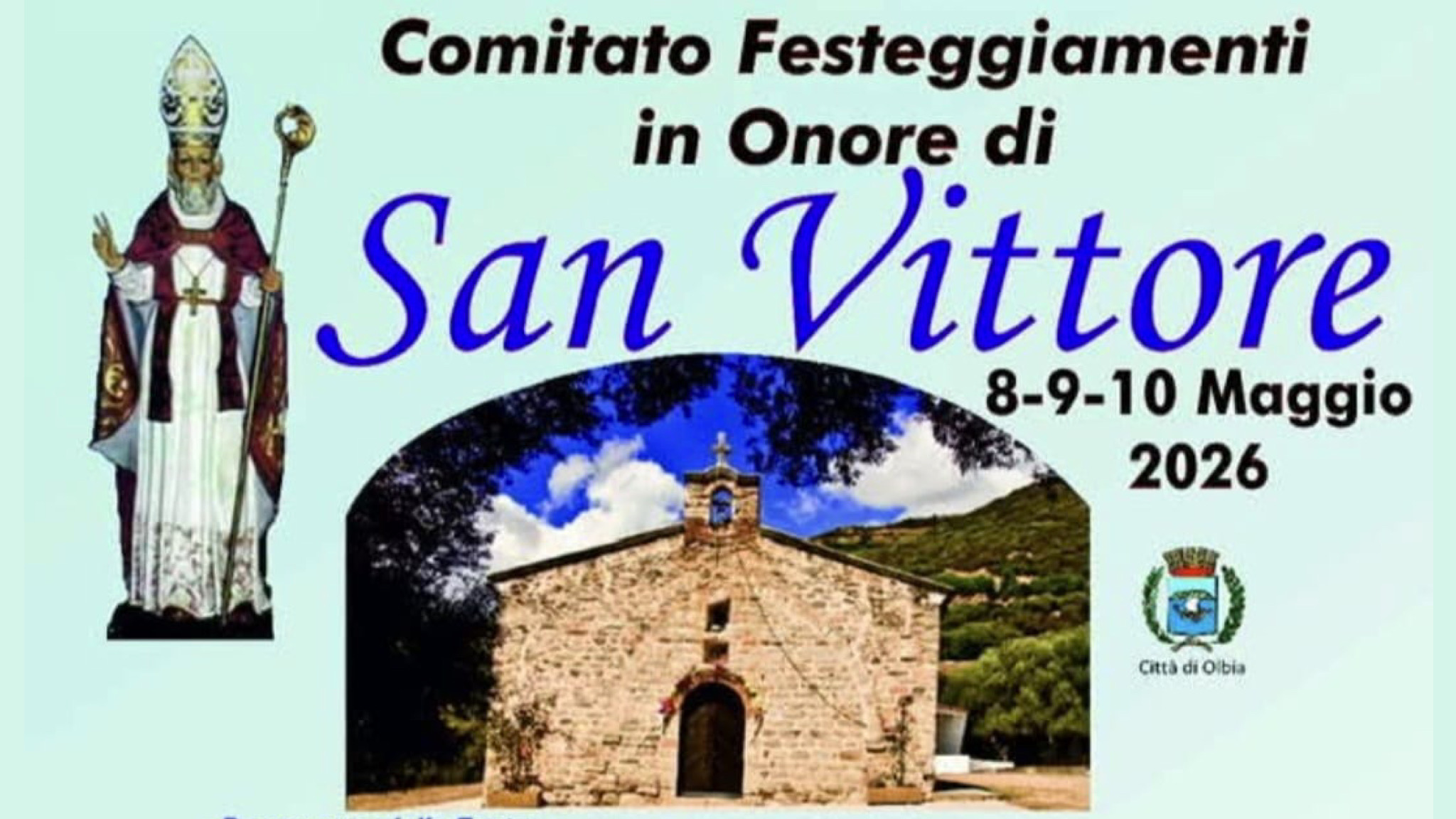 Olbia celebra San Vittore: tre giorni di festa tra tradizione, fede e musica